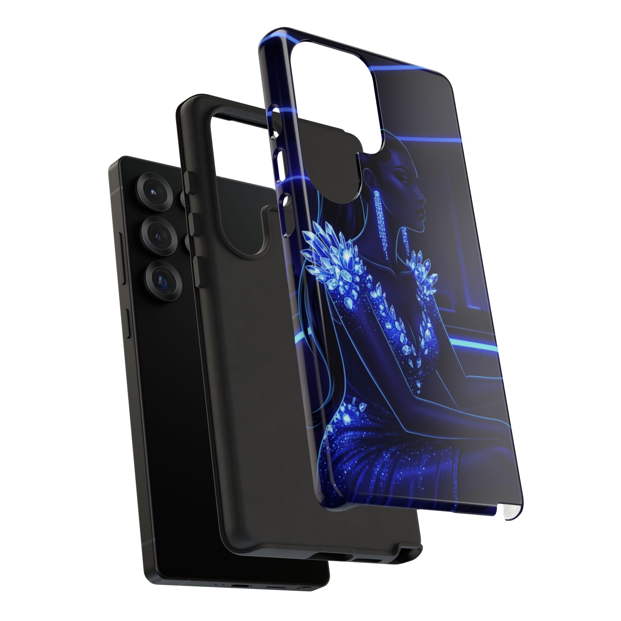 Neon Night Elegance Phone Case