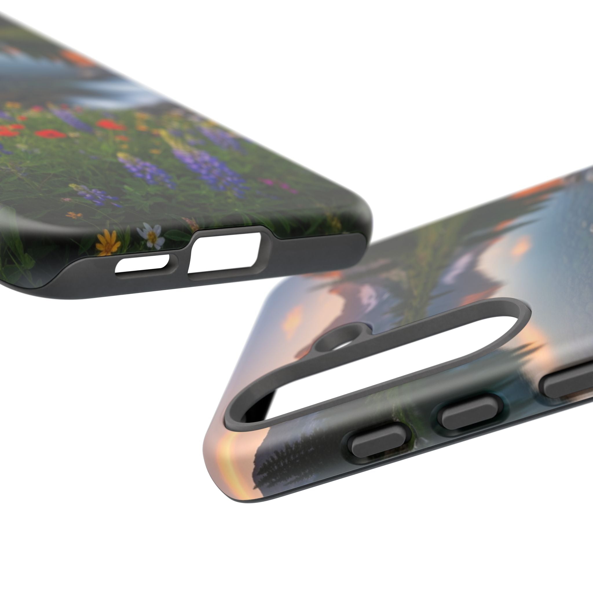 Mountain Wildflower Phone Case — Scenic Nature Tough Case