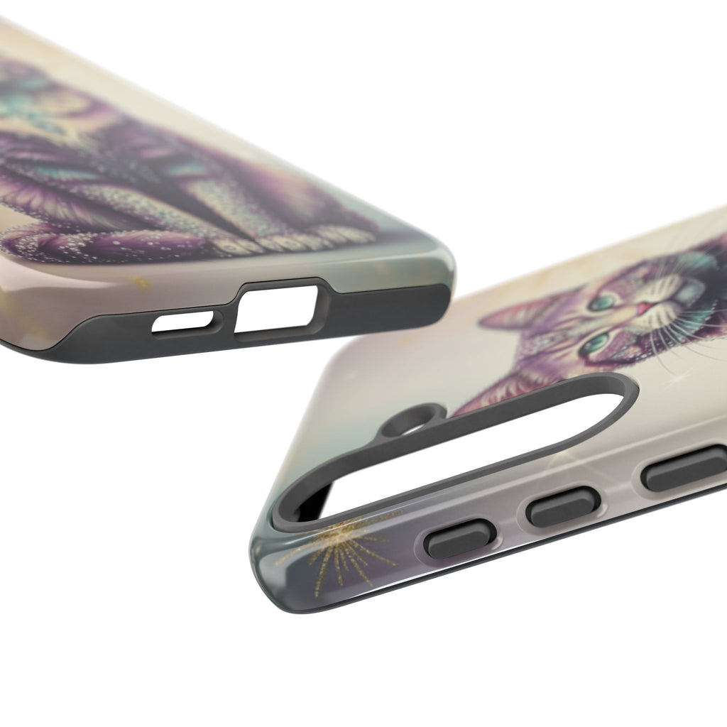Mystic Cat Phone Case — Protective Tough Case with Enchanted Feline Design