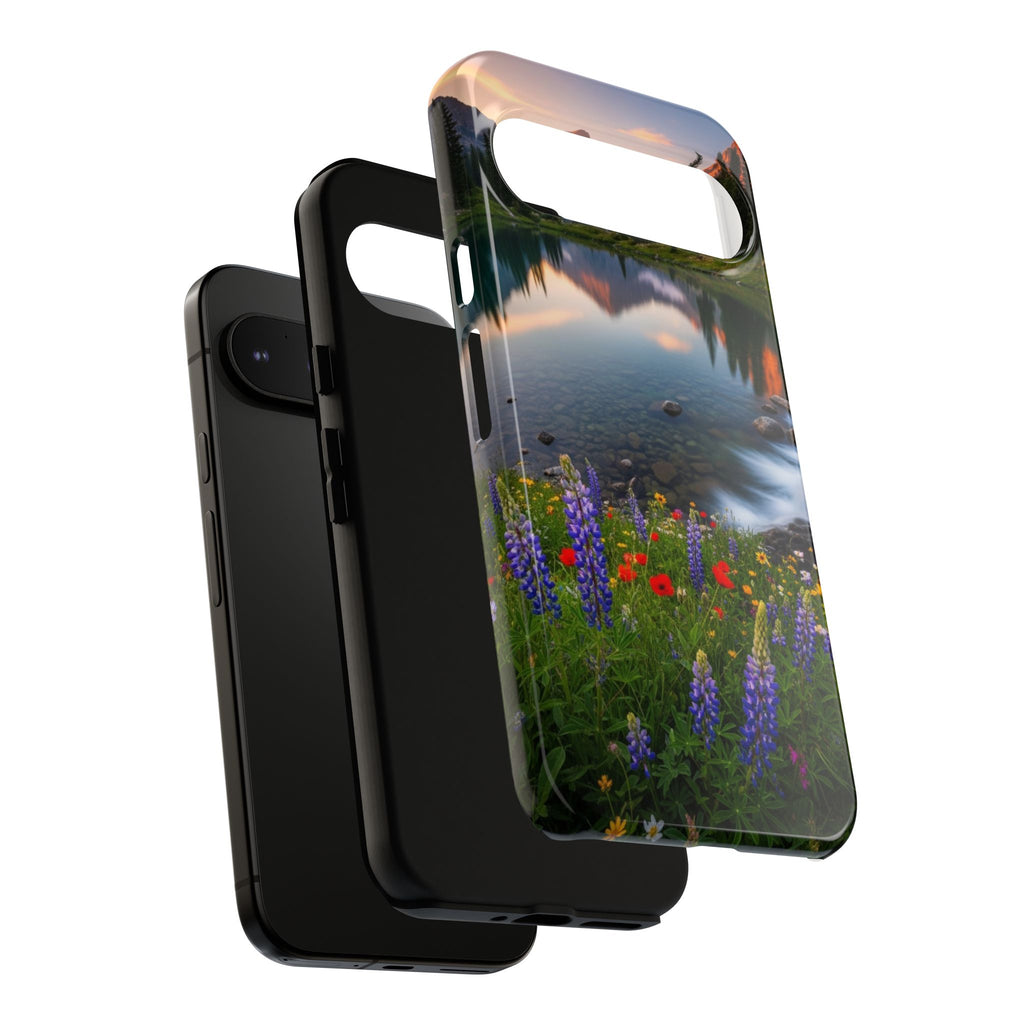 Mountain Wildflower Phone Case — Scenic Nature Tough Case