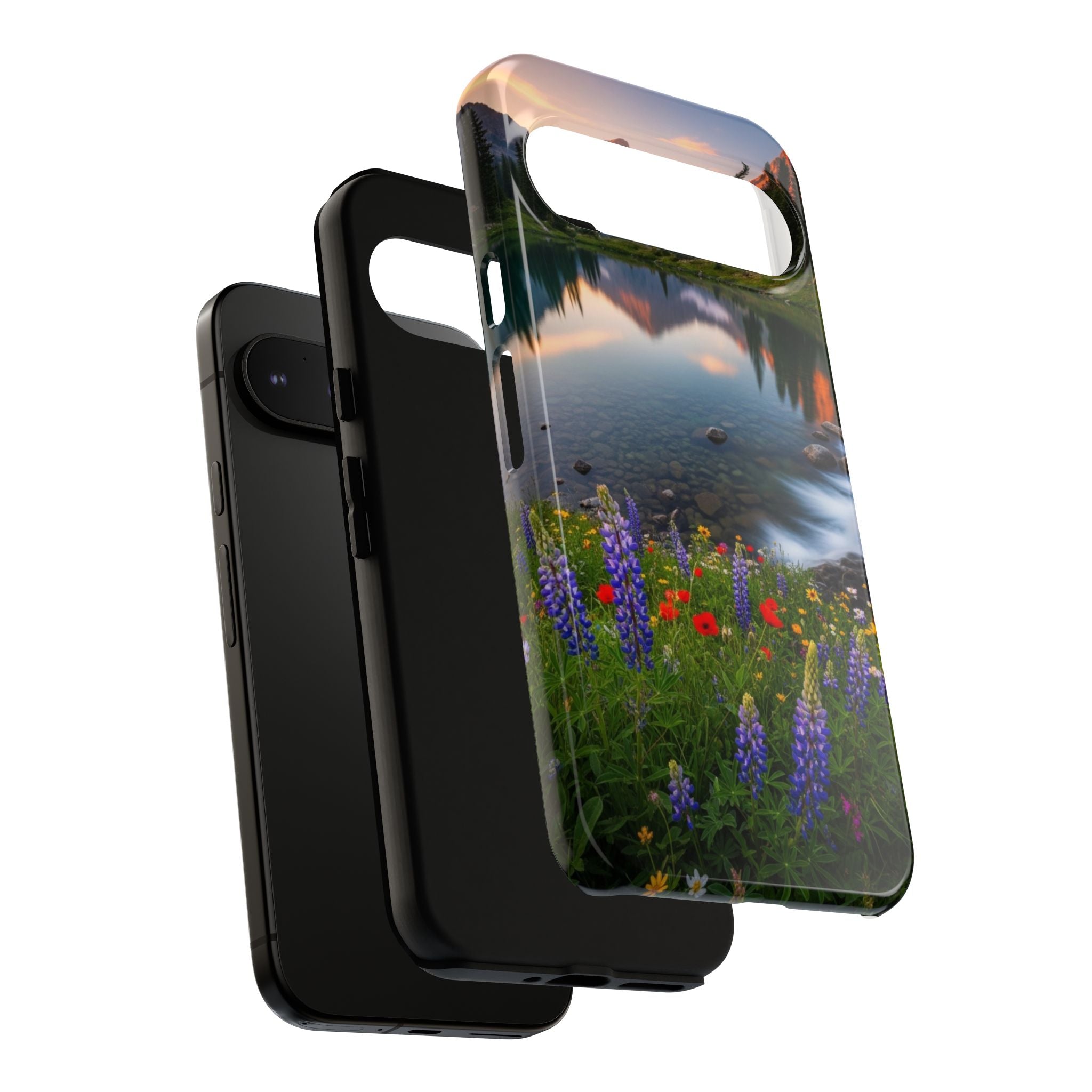 Mountain Wildflower Phone Case — Scenic Nature Tough Case