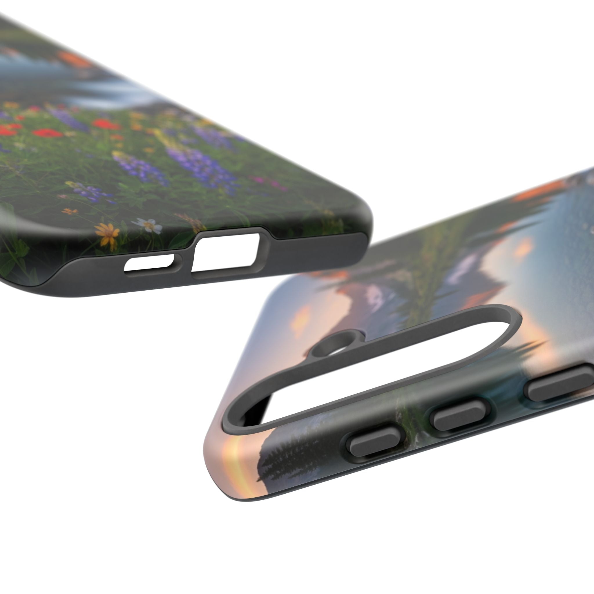 Mountain Wildflower Phone Case — Scenic Nature Tough Case