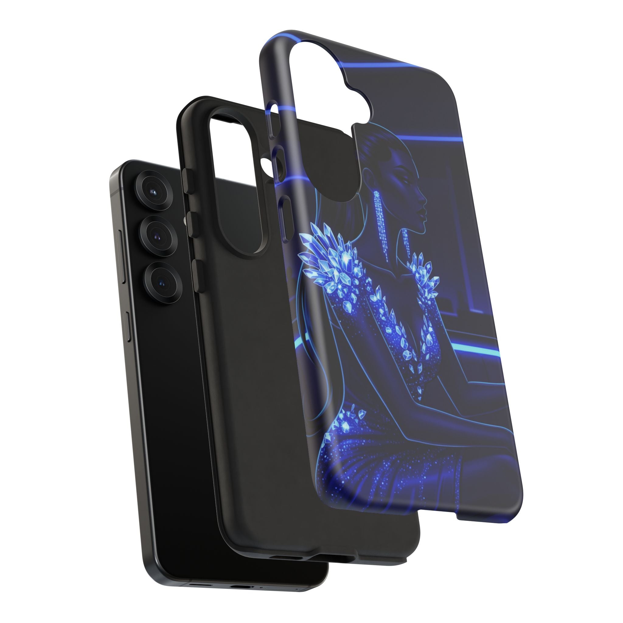 Neon Night Elegance Phone Case