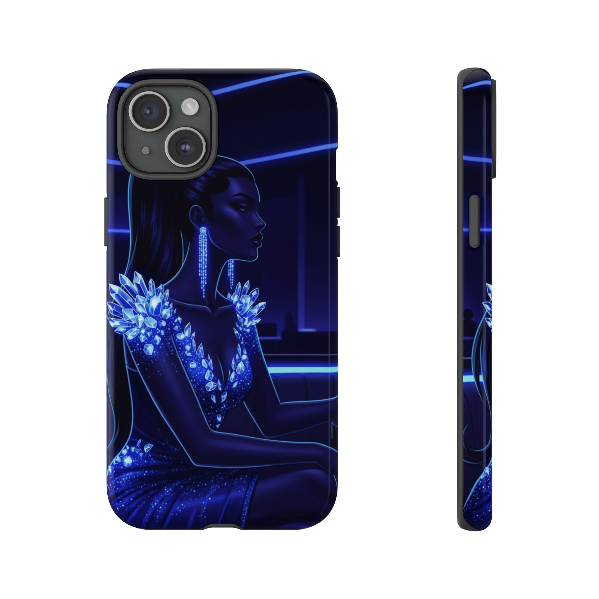 Neon Night Elegance Phone Case