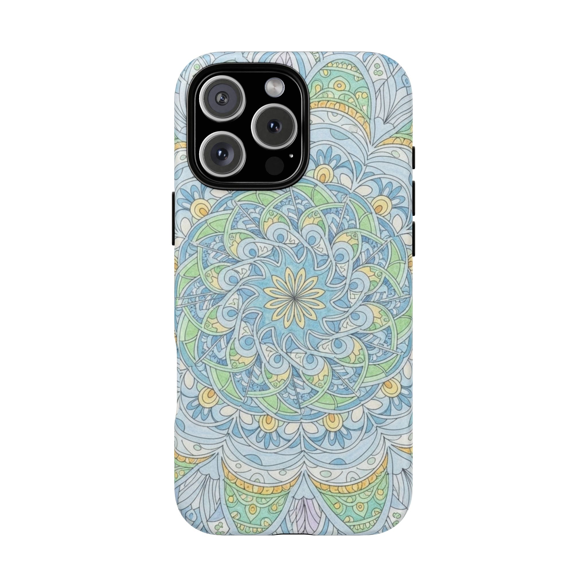 Mandala Floral Phone Case — Pastel Boho Tough Case