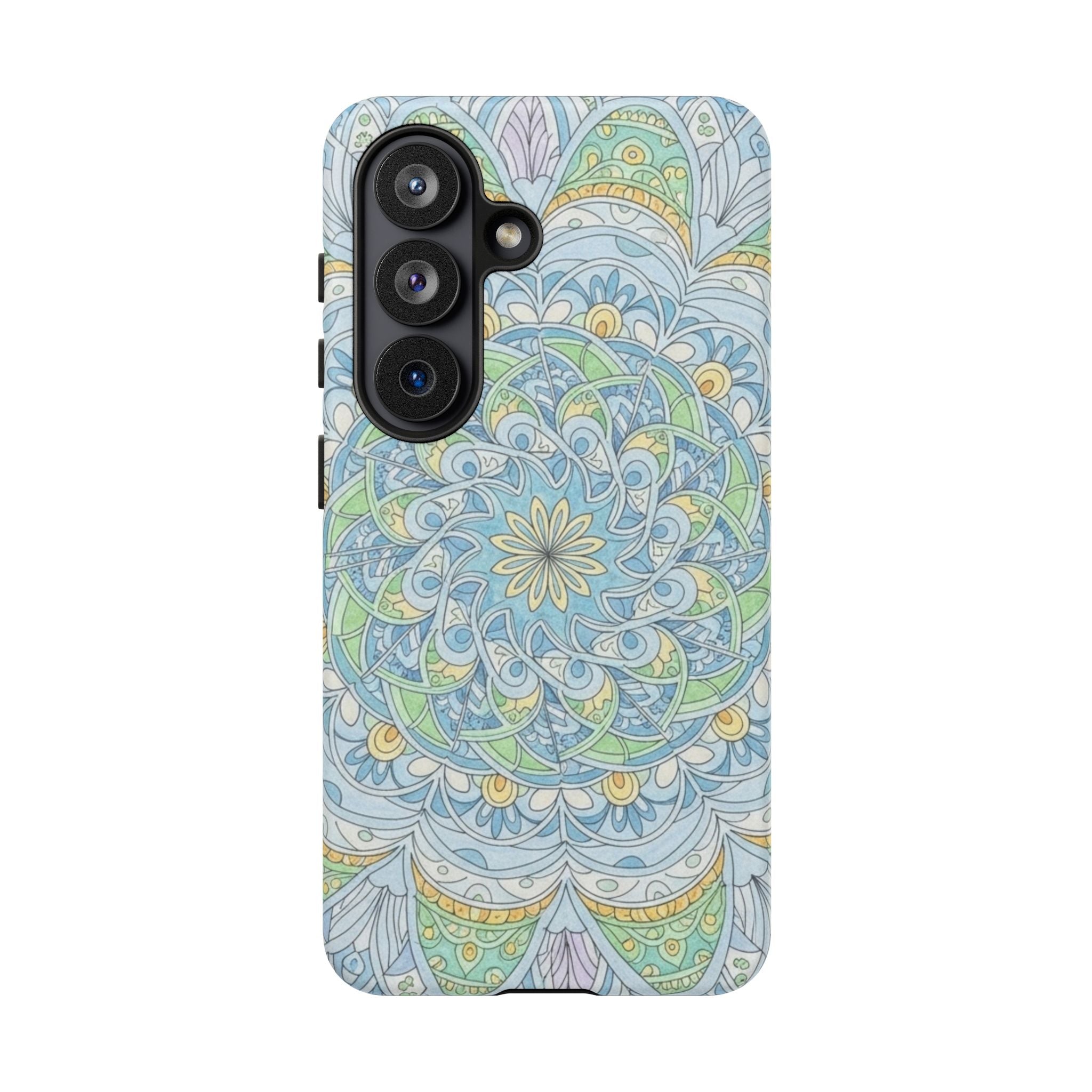 Mandala Floral Phone Case — Pastel Boho Tough Case