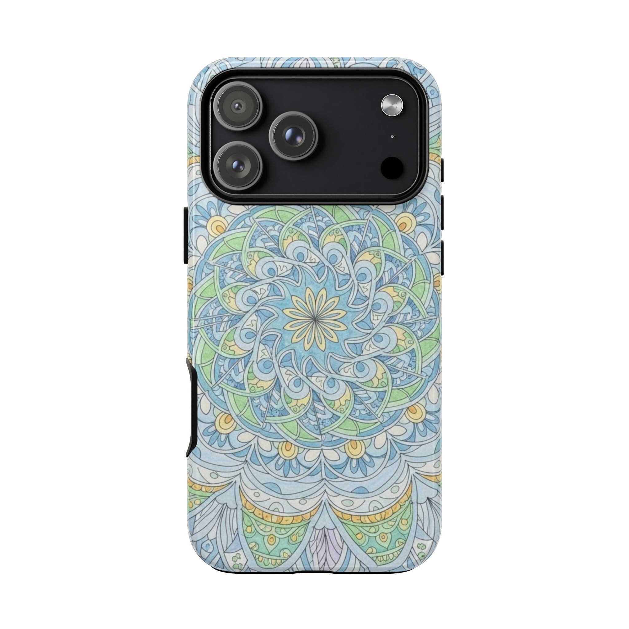 Mandala Floral Phone Case — Pastel Boho Tough Case