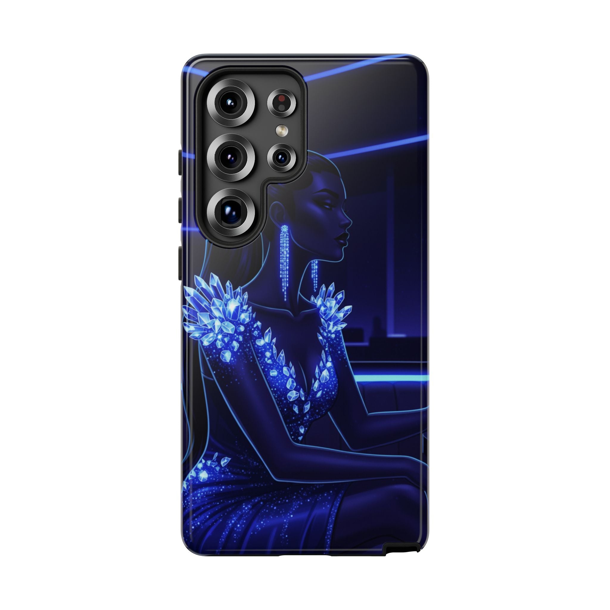 Neon Night Elegance Phone Case