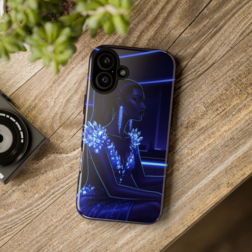 Neon Night Elegance Phone Case