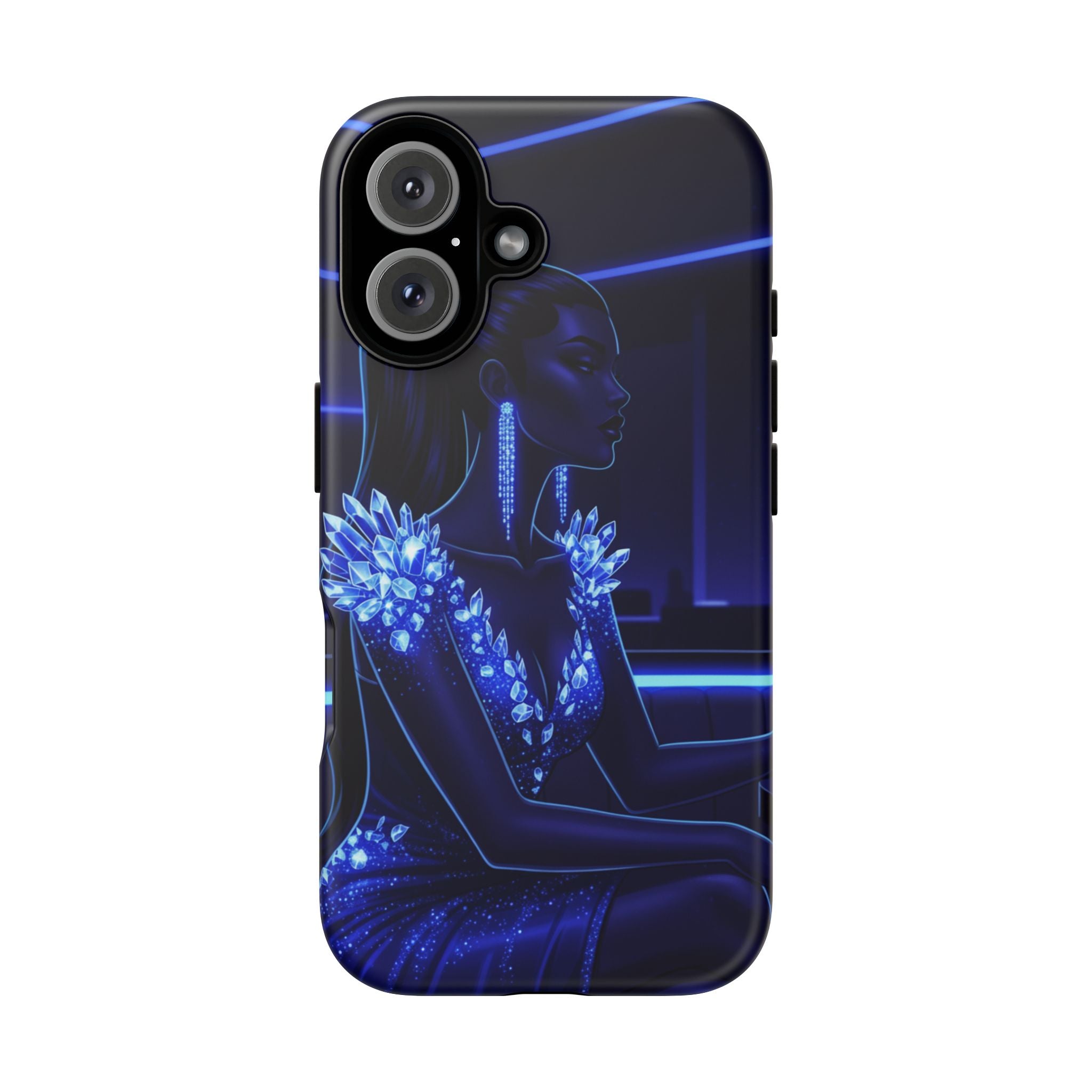 Neon Night Elegance Phone Case