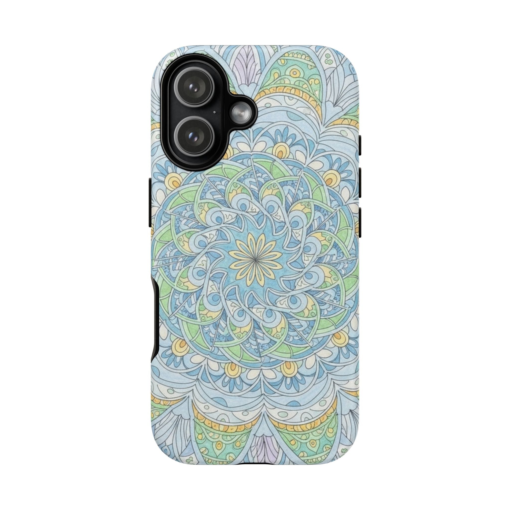Mandala Floral Phone Case — Pastel Boho Tough Case