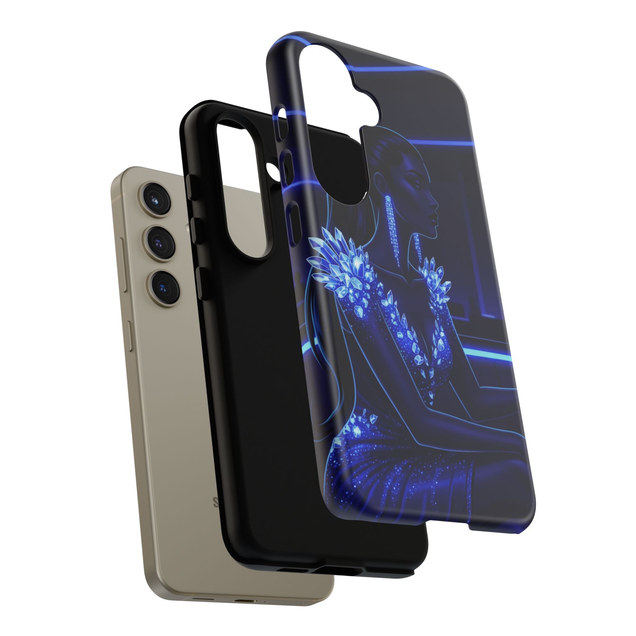 Neon Night Elegance Phone Case