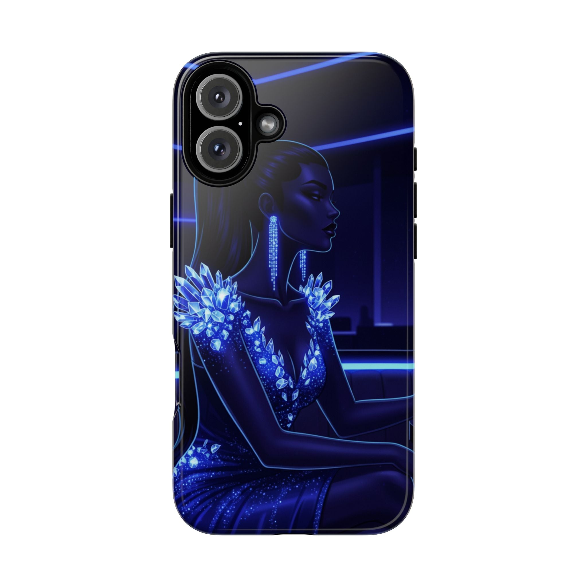 Neon Night Elegance Phone Case
