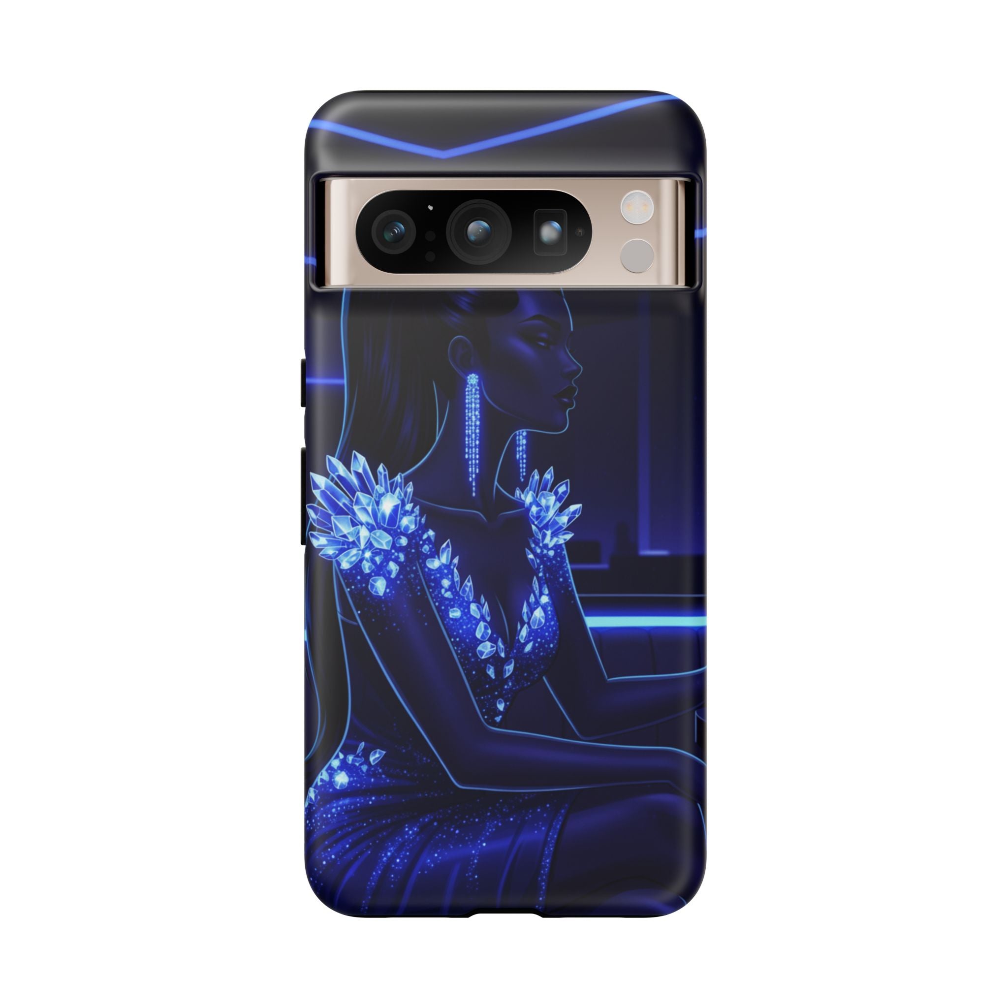Neon Night Elegance Phone Case
