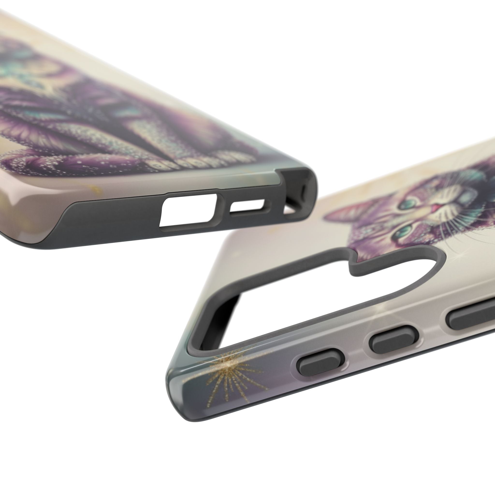 Mystic Cat Phone Case — Protective Tough Case with Enchanted Feline Design