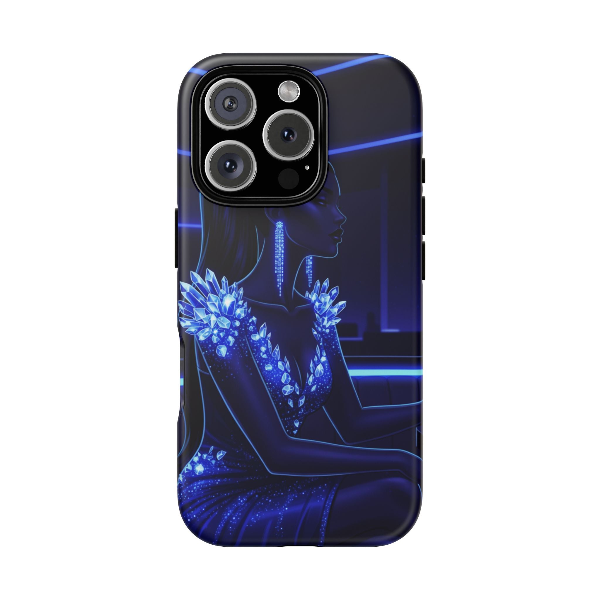 Neon Night Elegance Phone Case