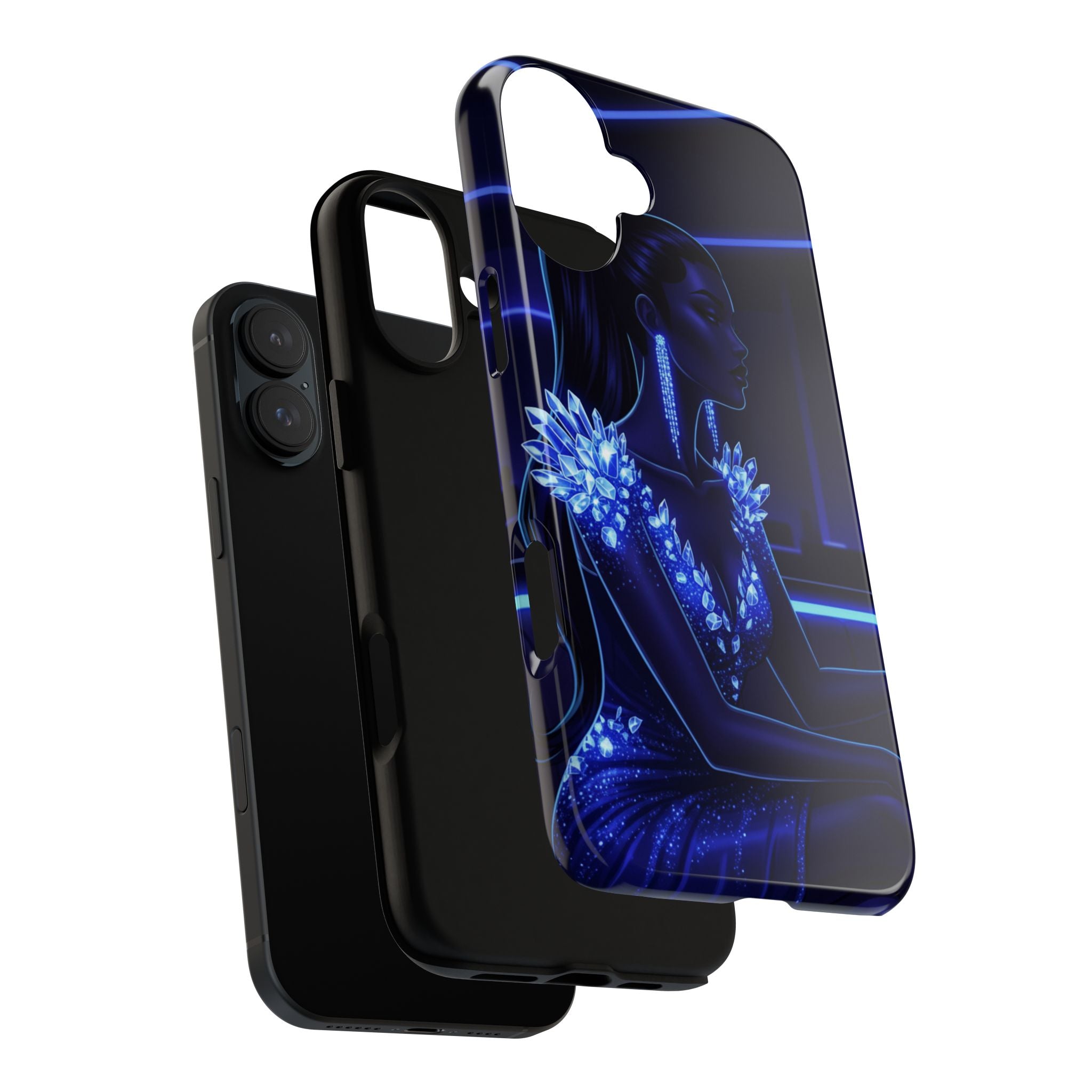 Neon Night Elegance Phone Case