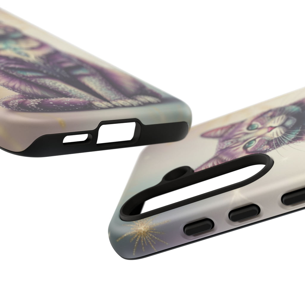 Mystic Cat Phone Case — Protective Tough Case with Enchanted Feline Design