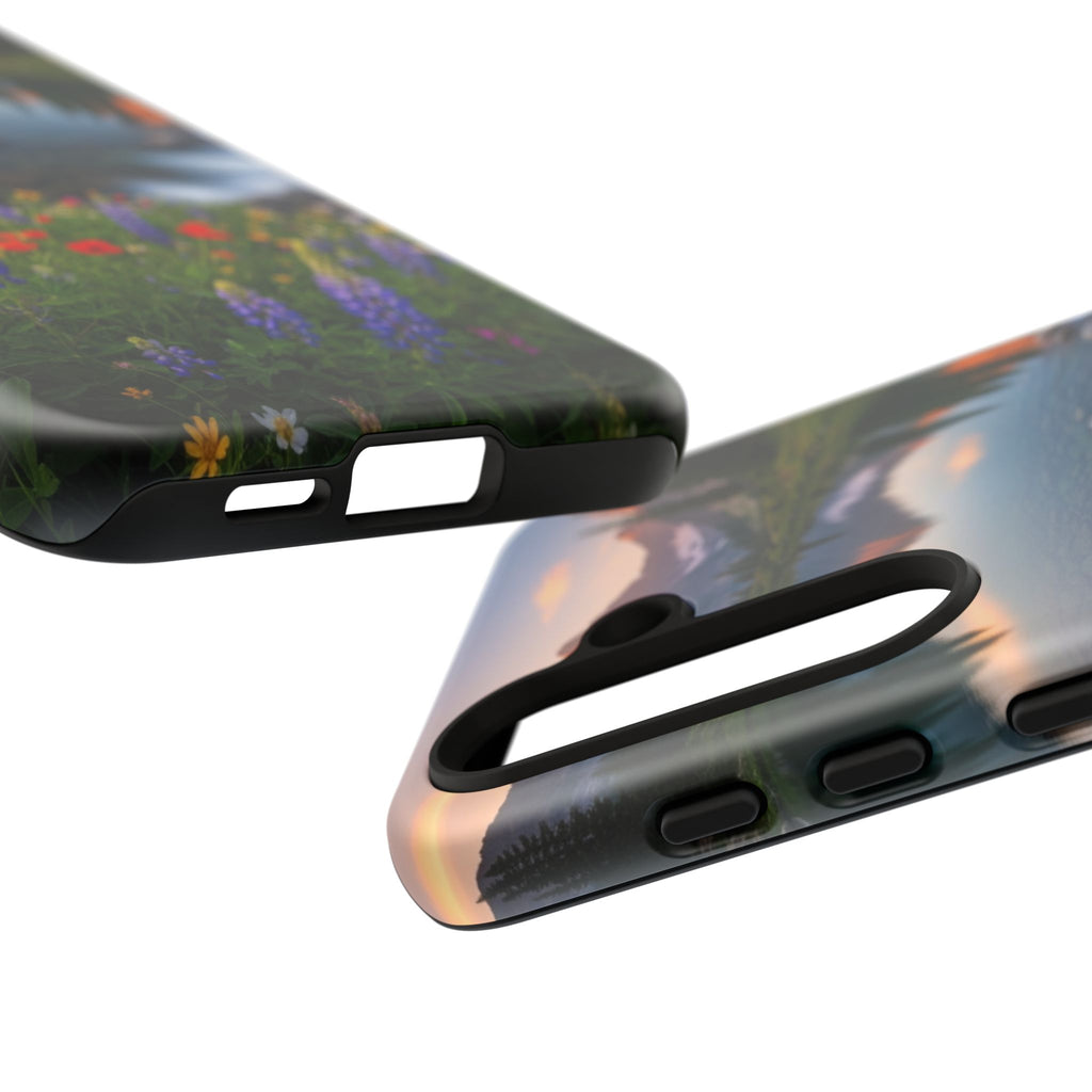 Mountain Wildflower Phone Case — Scenic Nature Tough Case