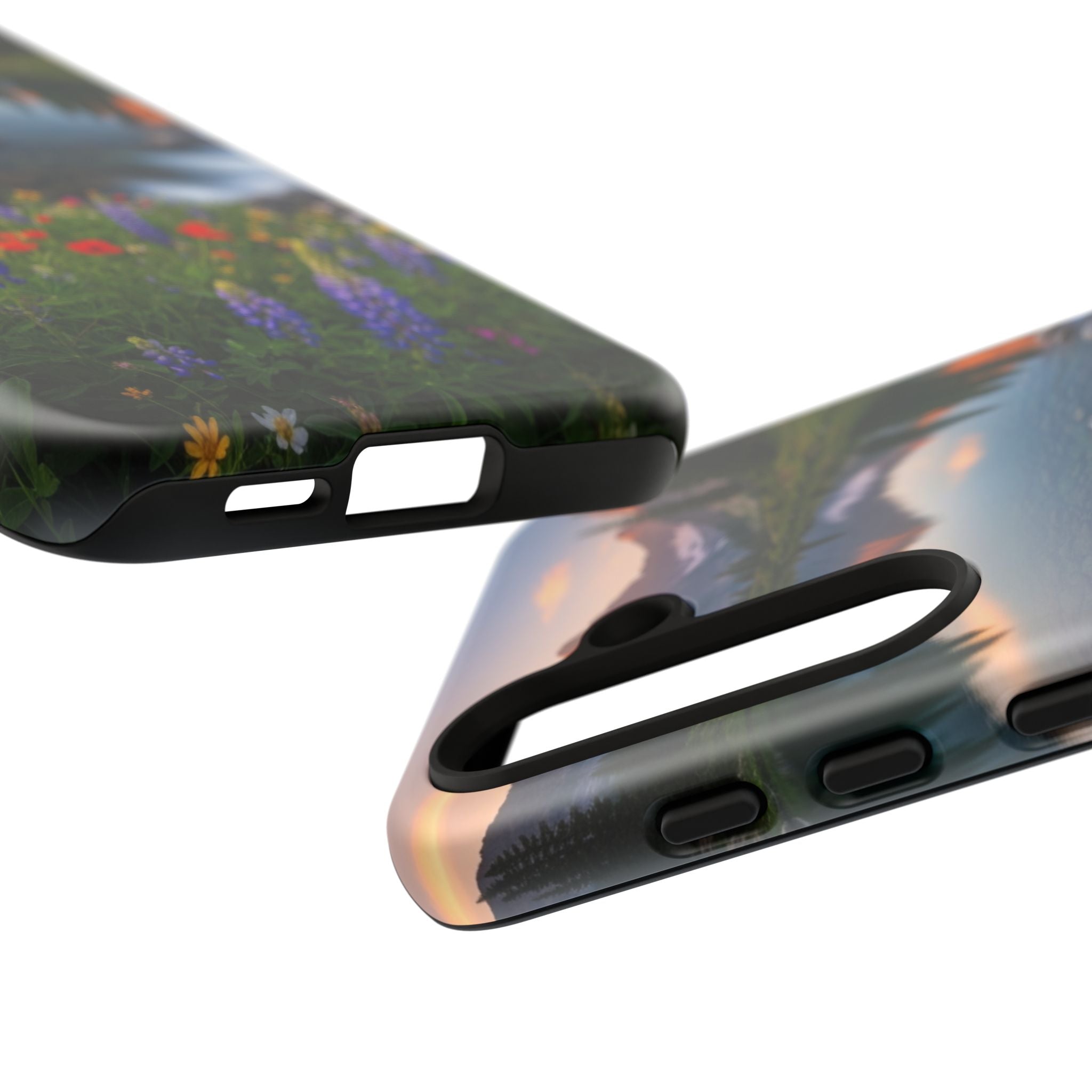 Mountain Wildflower Phone Case — Scenic Nature Tough Case