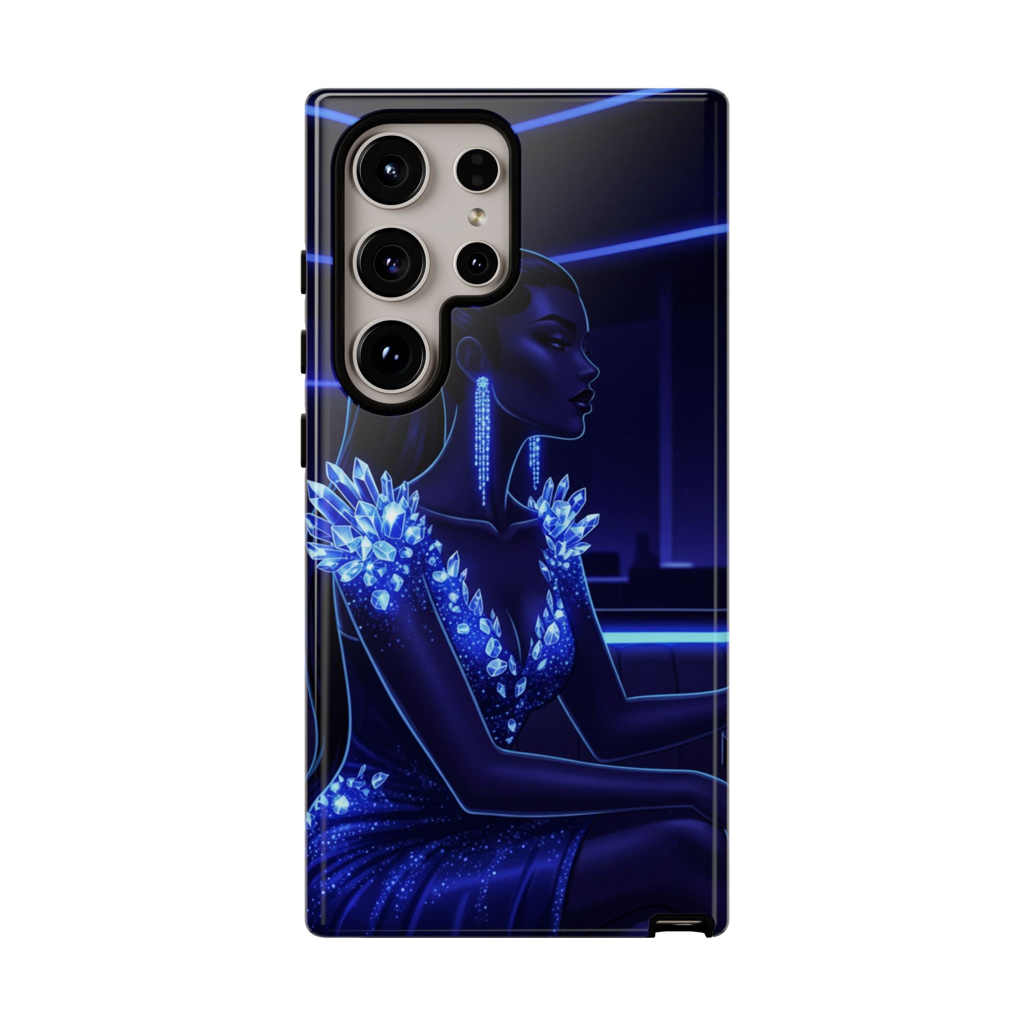 Neon Night Elegance Phone Case