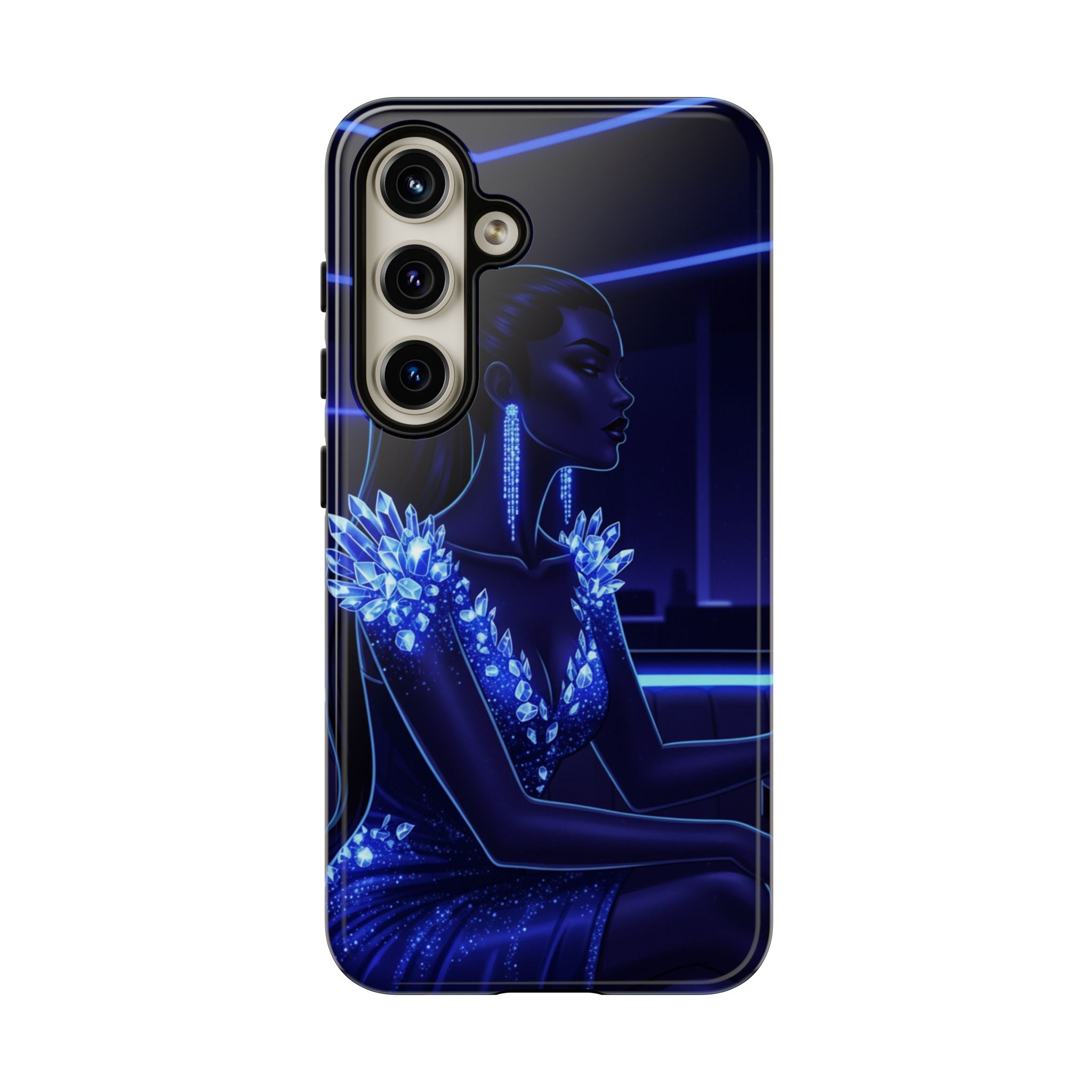 Neon Night Elegance Phone Case