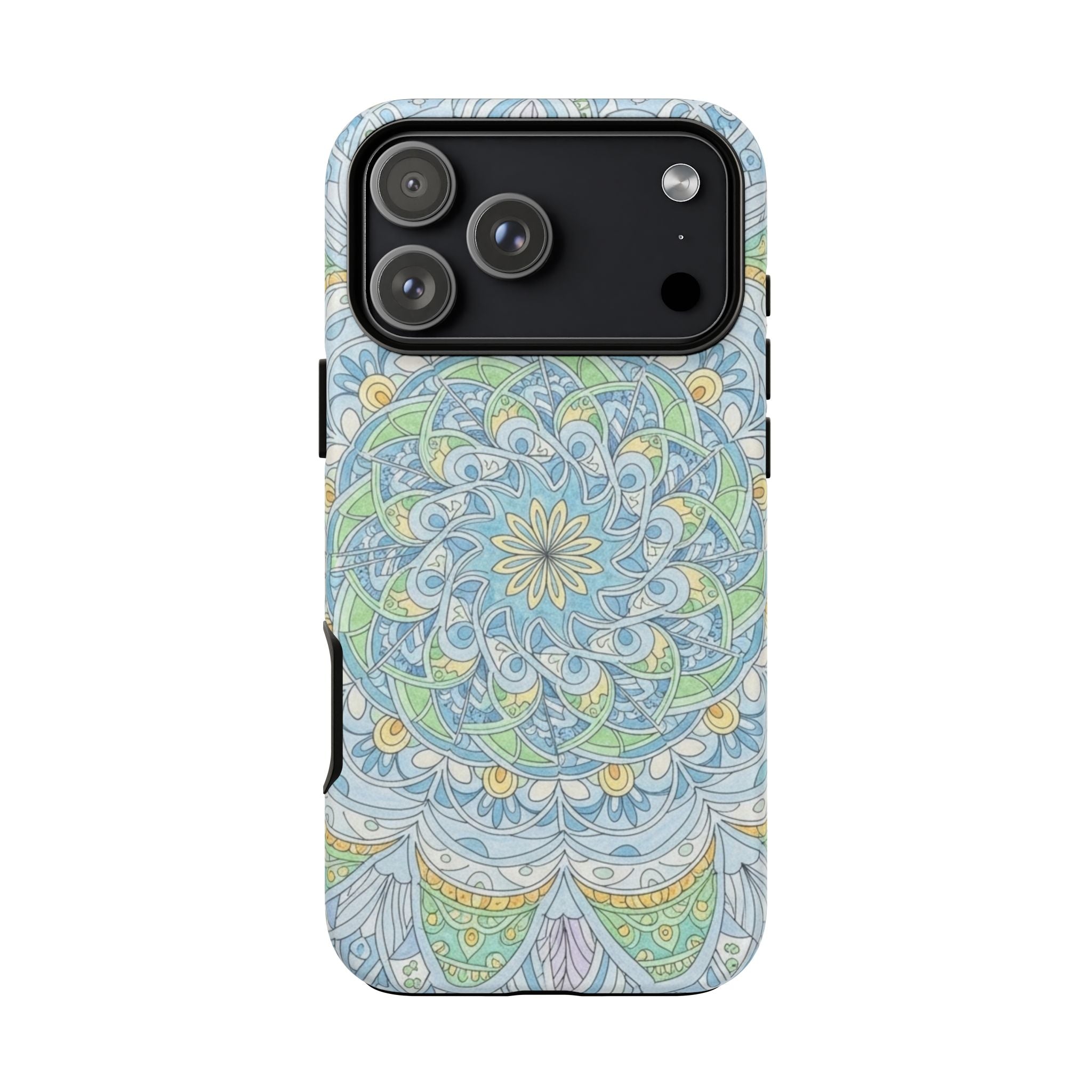 Mandala Floral Phone Case — Pastel Boho Tough Case
