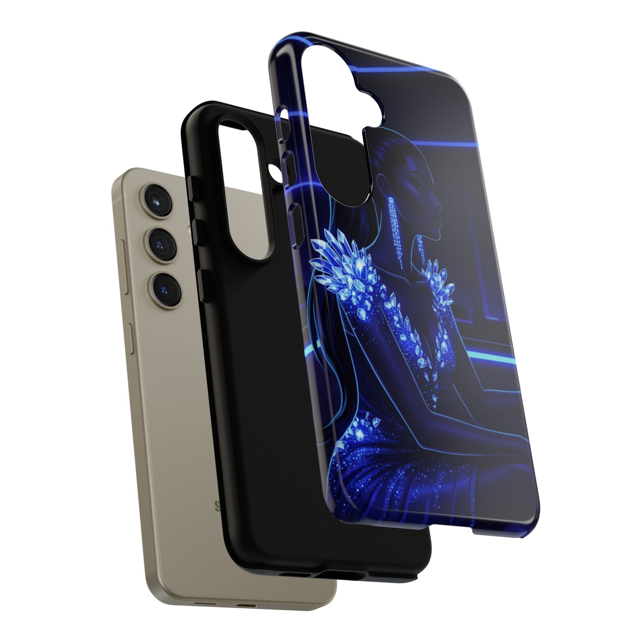 Neon Night Elegance Phone Case