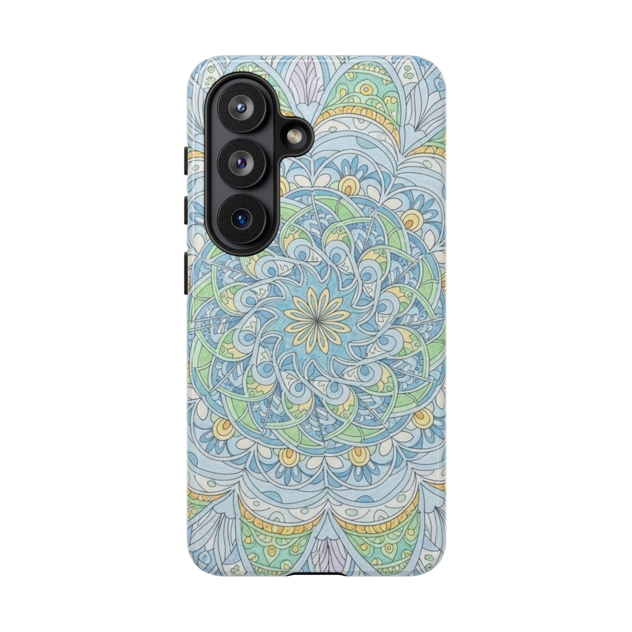 Mandala Floral Phone Case — Pastel Boho Tough Case