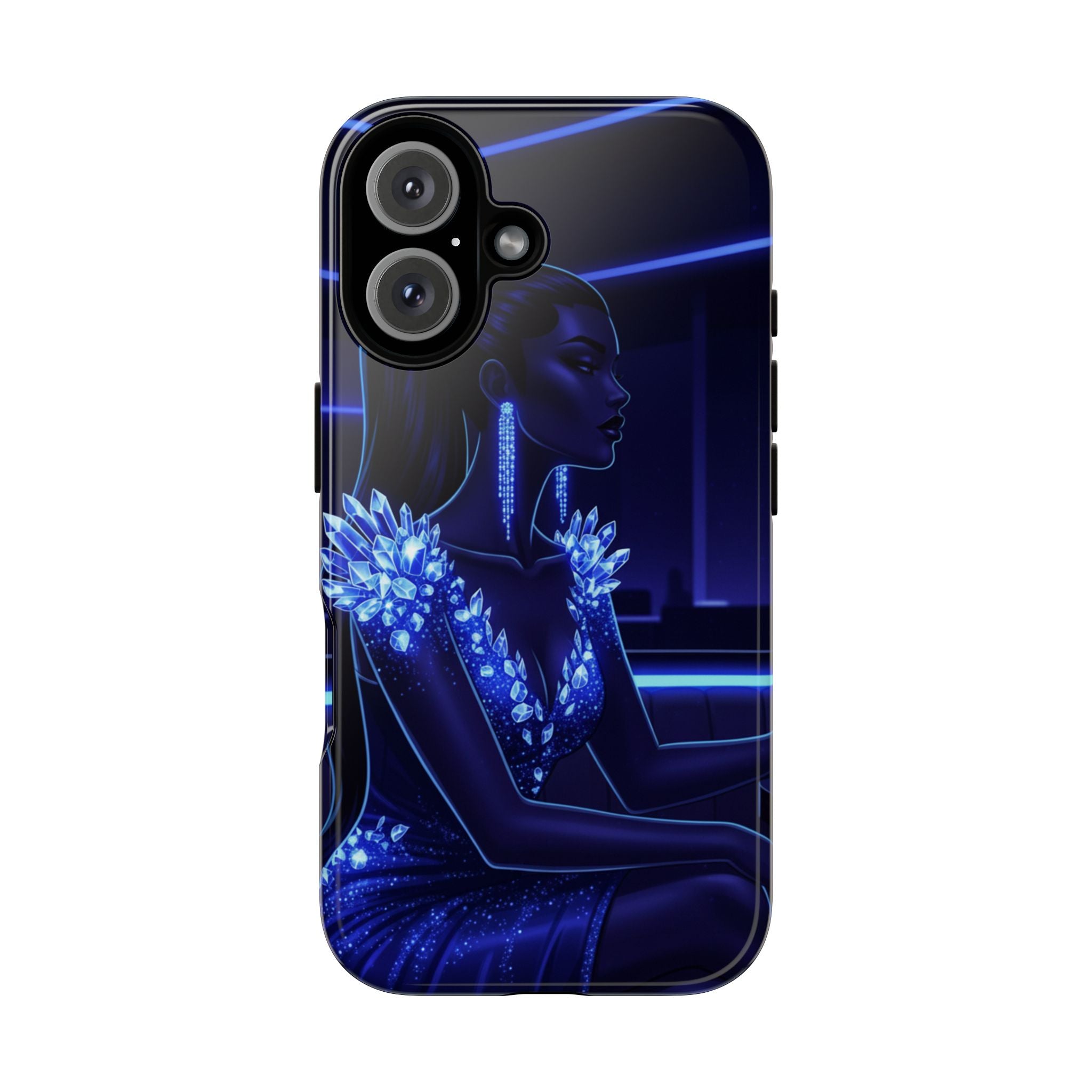 Neon Night Elegance Phone Case