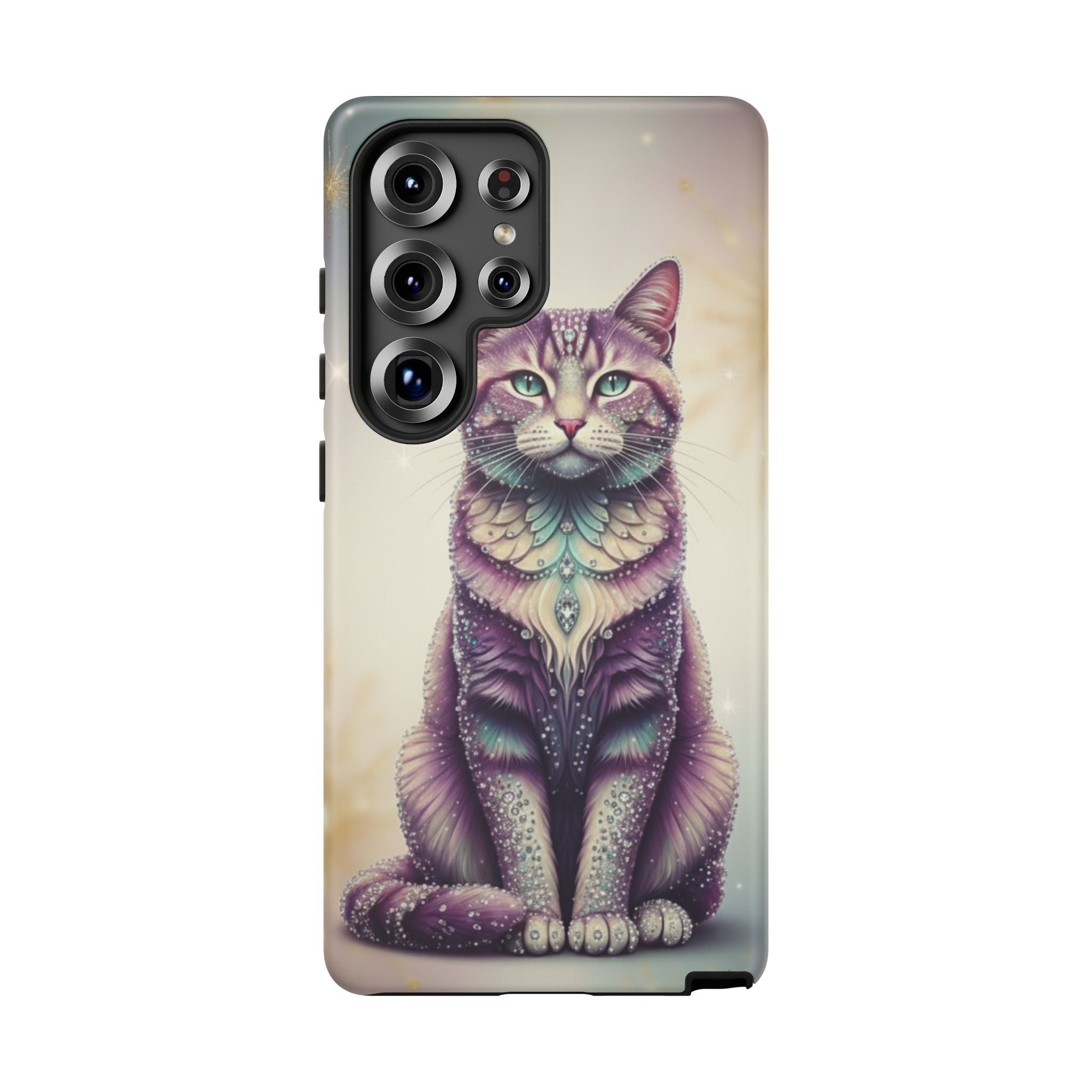 Mystic Cat Phone Case — Protective Tough Case with Enchanted Feline Design