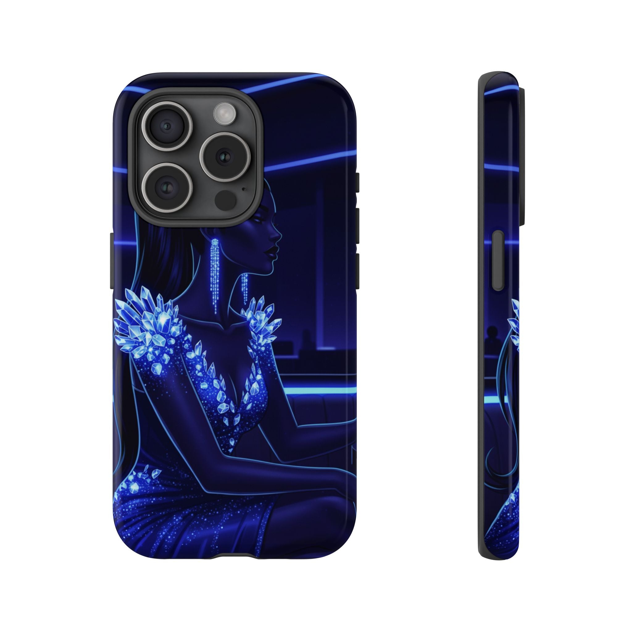 Neon Night Elegance Phone Case
