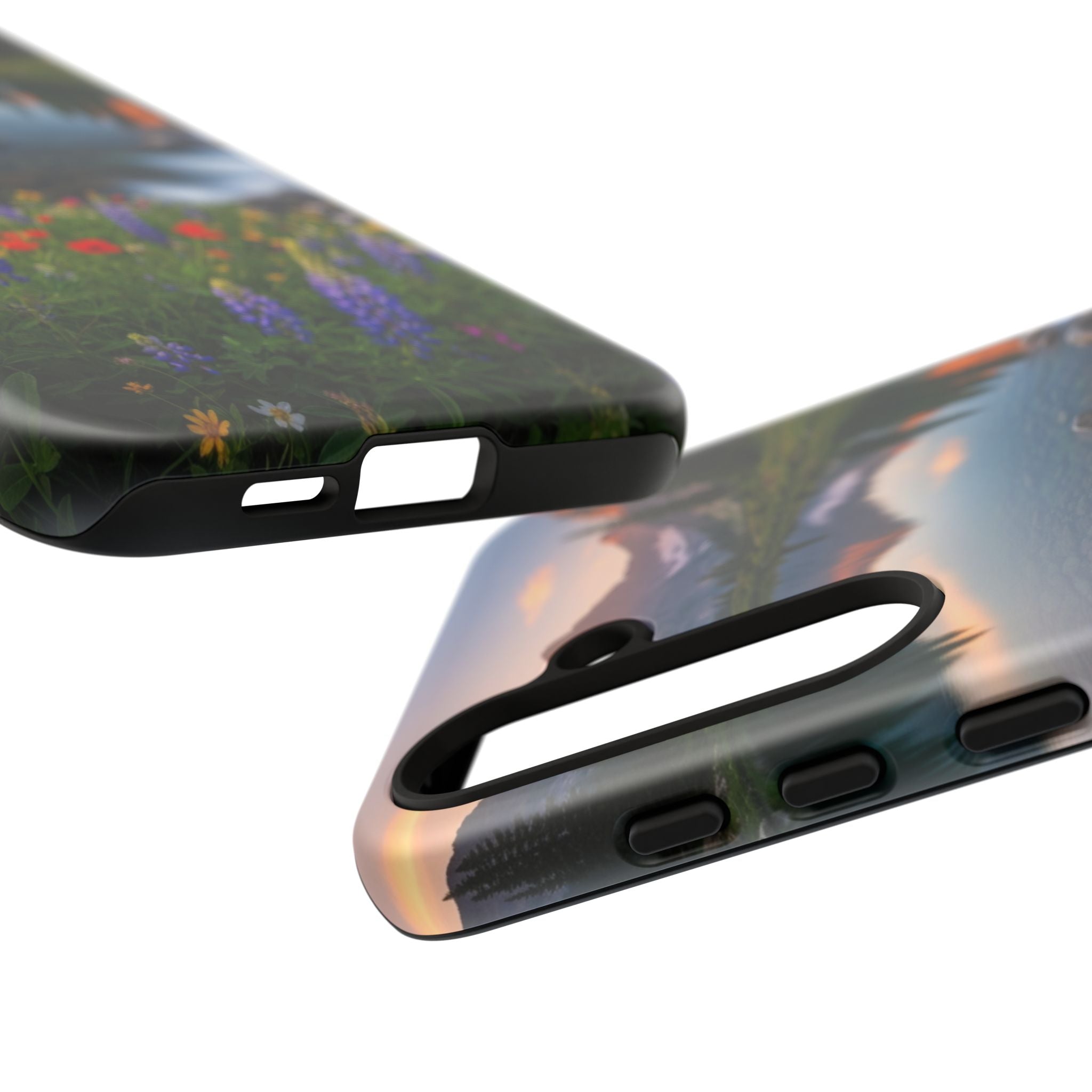 Mountain Wildflower Phone Case — Scenic Nature Tough Case