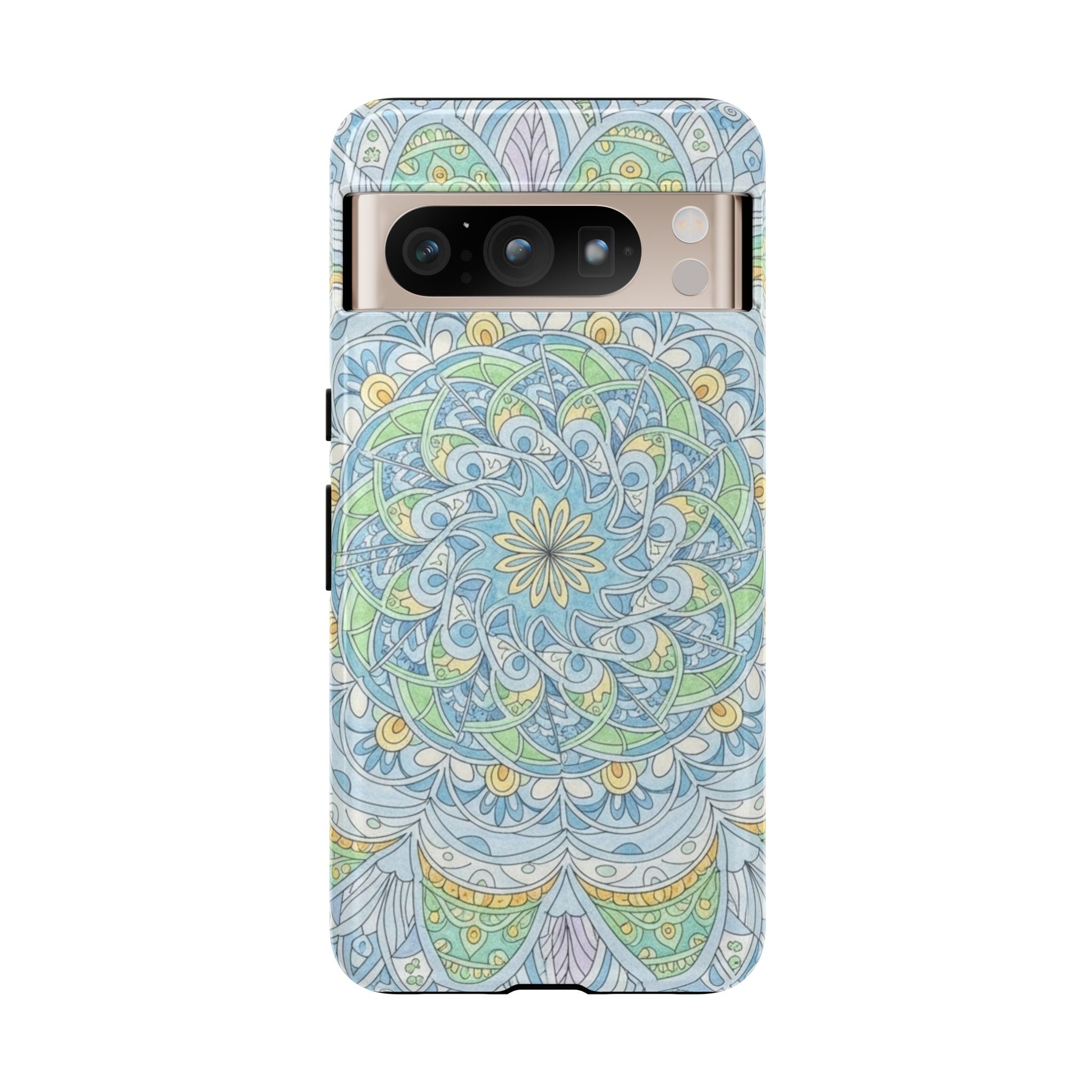 Mandala Floral Phone Case — Pastel Boho Tough Case