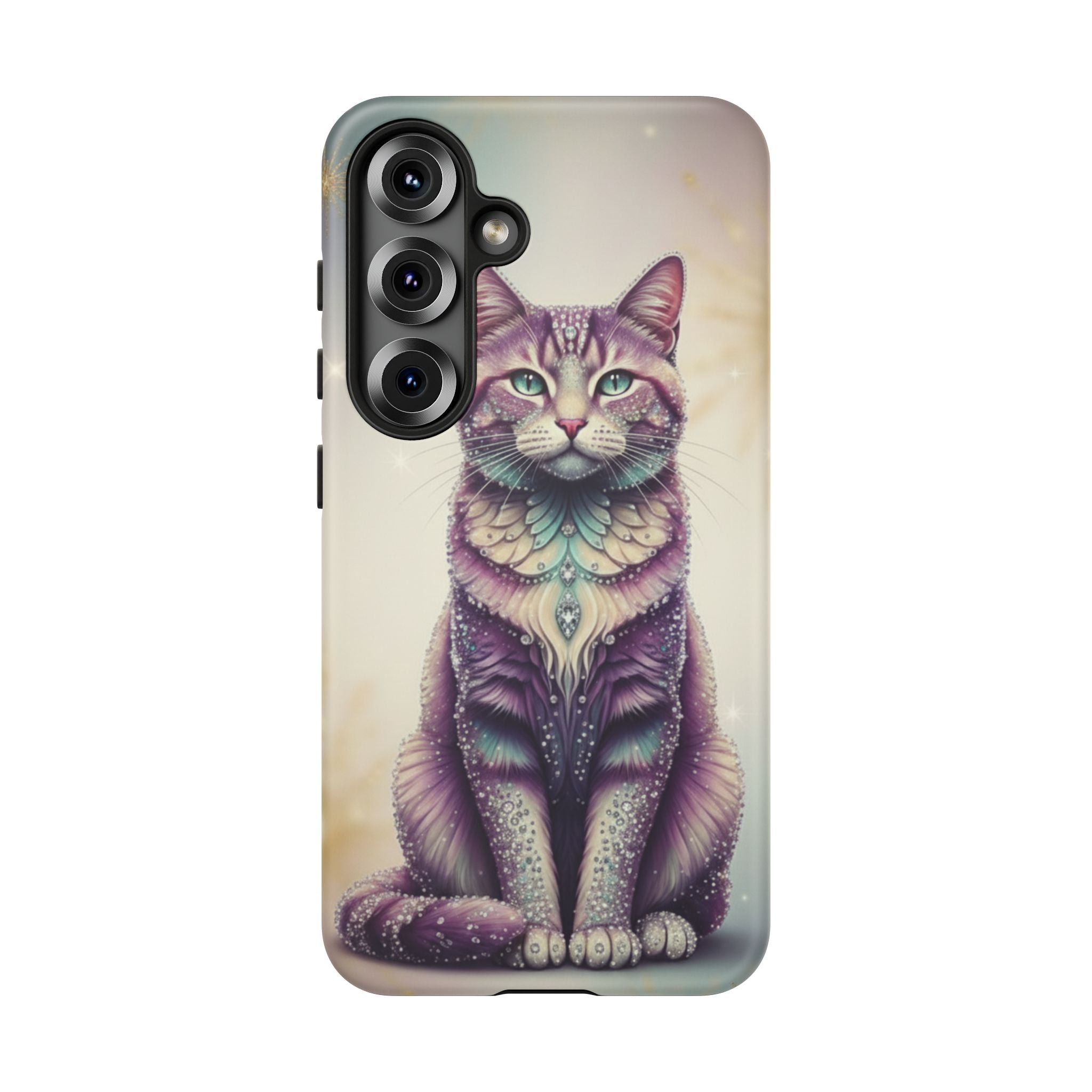 Mystic Cat Phone Case — Protective Tough Case with Enchanted Feline Design