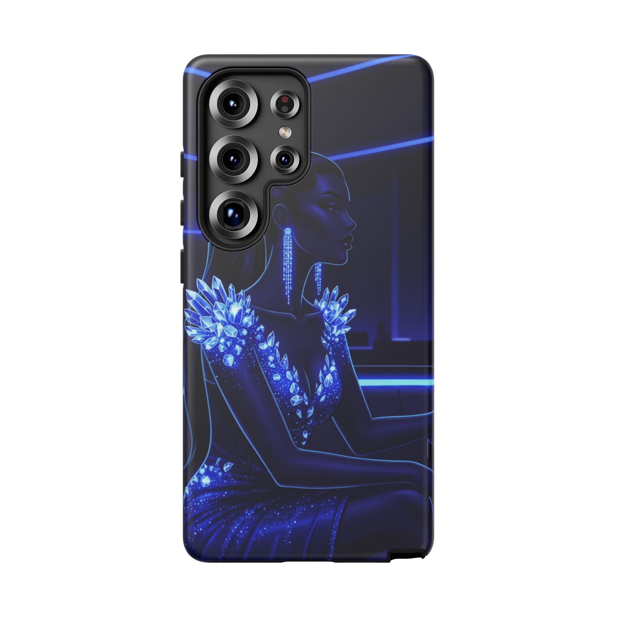 Neon Night Elegance Phone Case