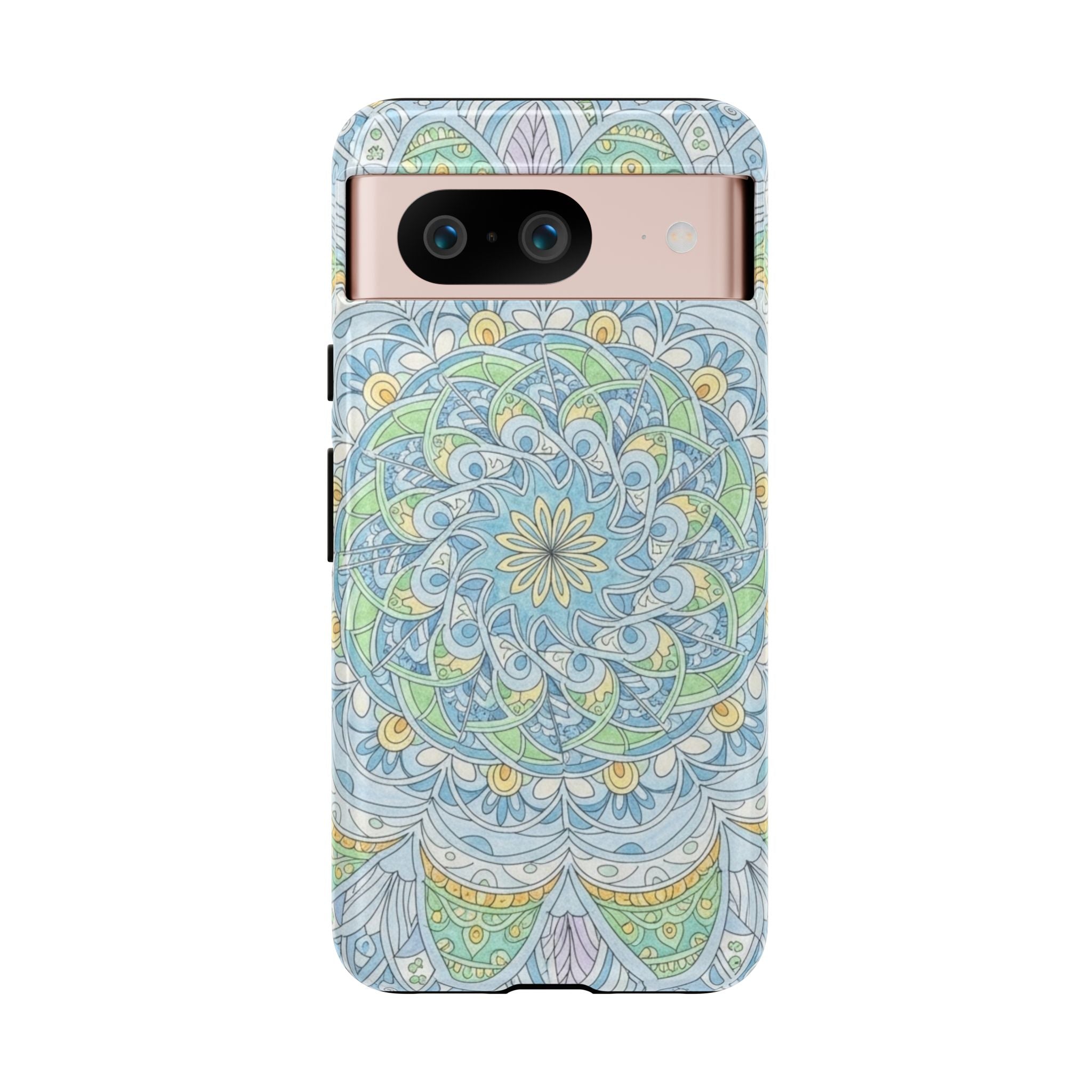 Mandala Floral Phone Case — Pastel Boho Tough Case