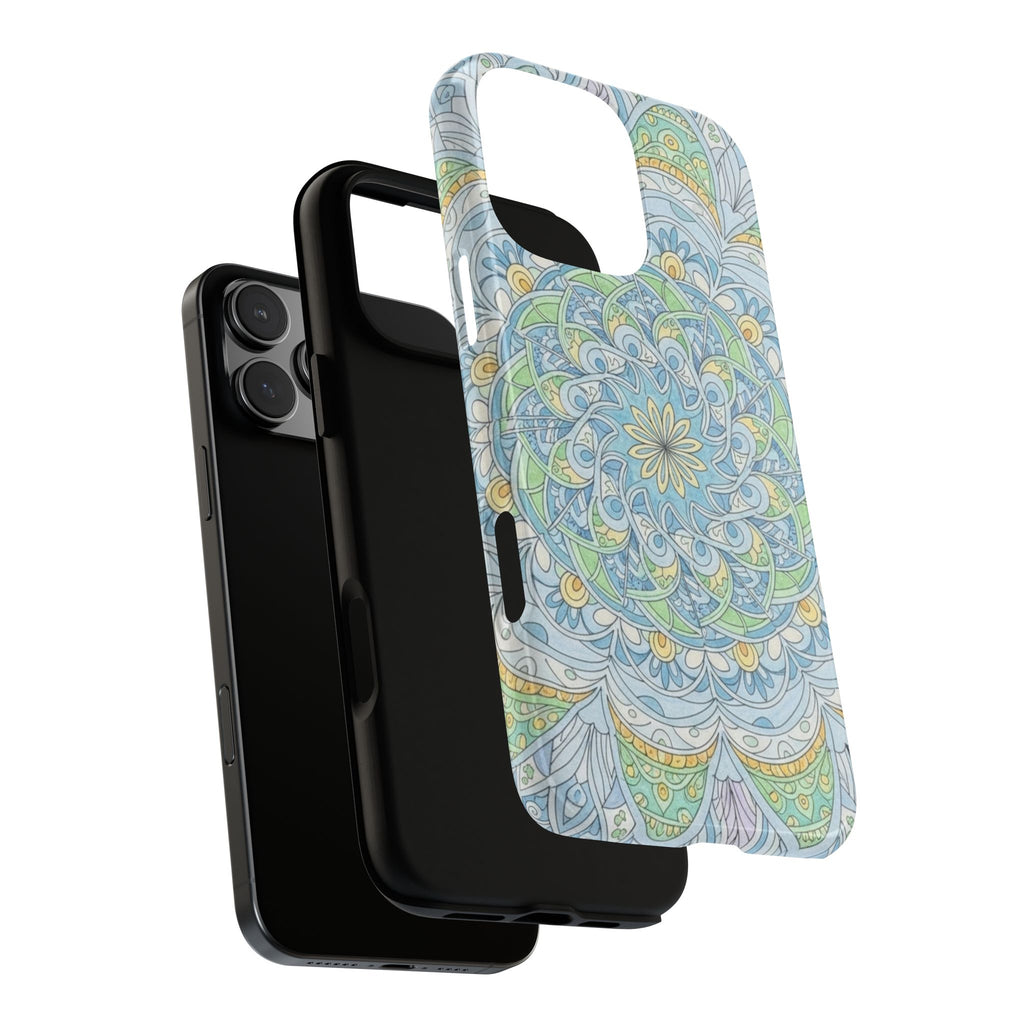 Mandala Floral Phone Case — Pastel Boho Tough Case