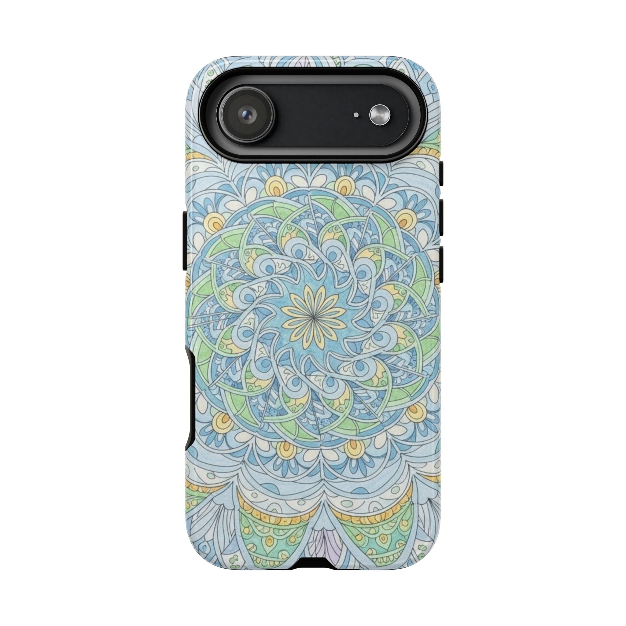 Mandala Floral Phone Case — Pastel Boho Tough Case