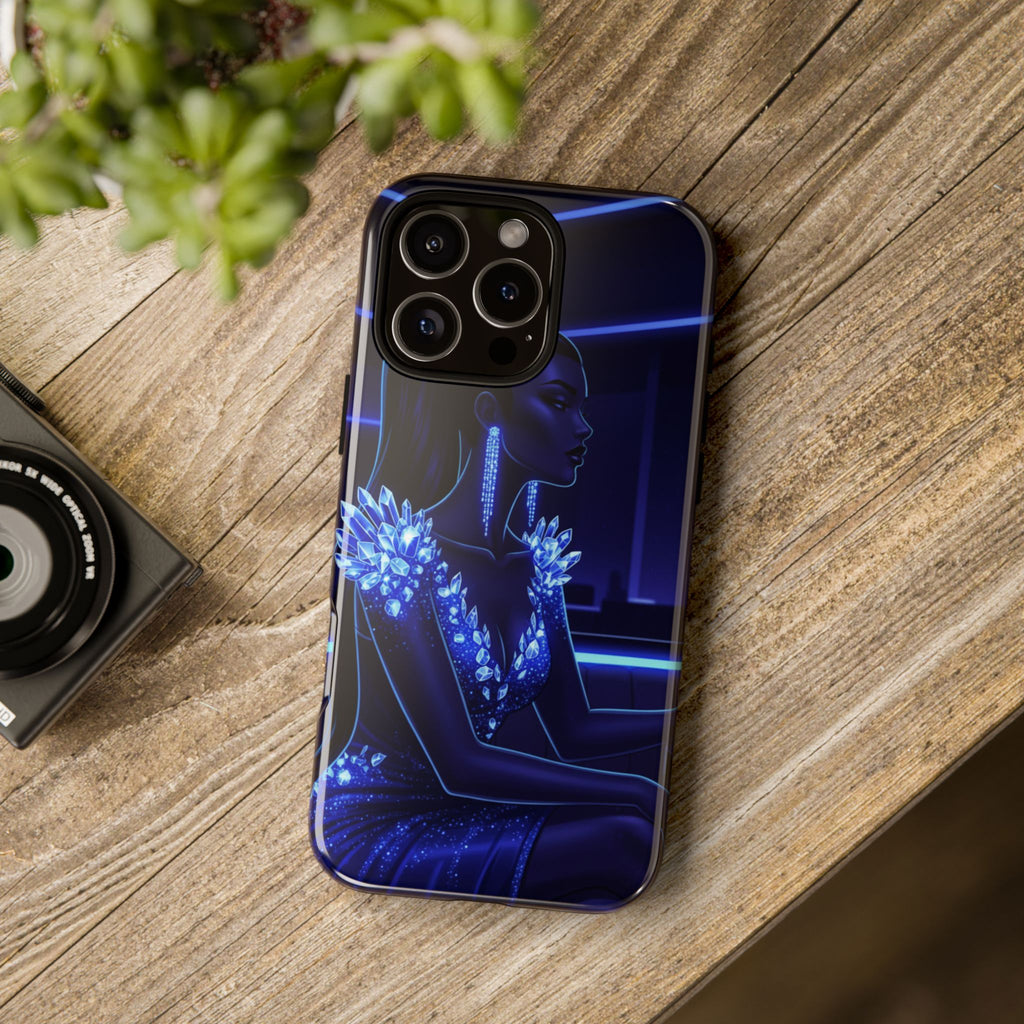 Neon Night Elegance Phone Case