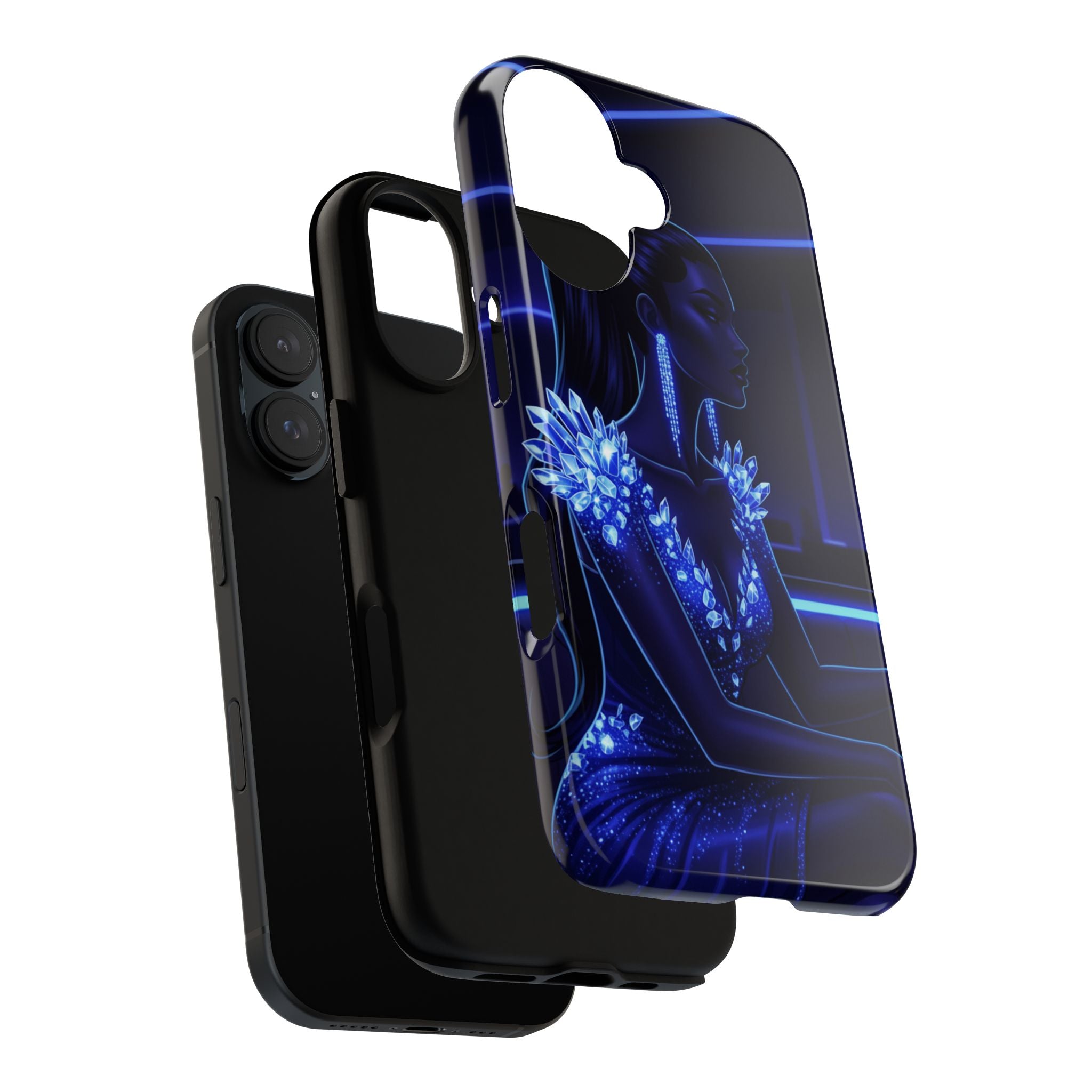 Neon Night Elegance Phone Case