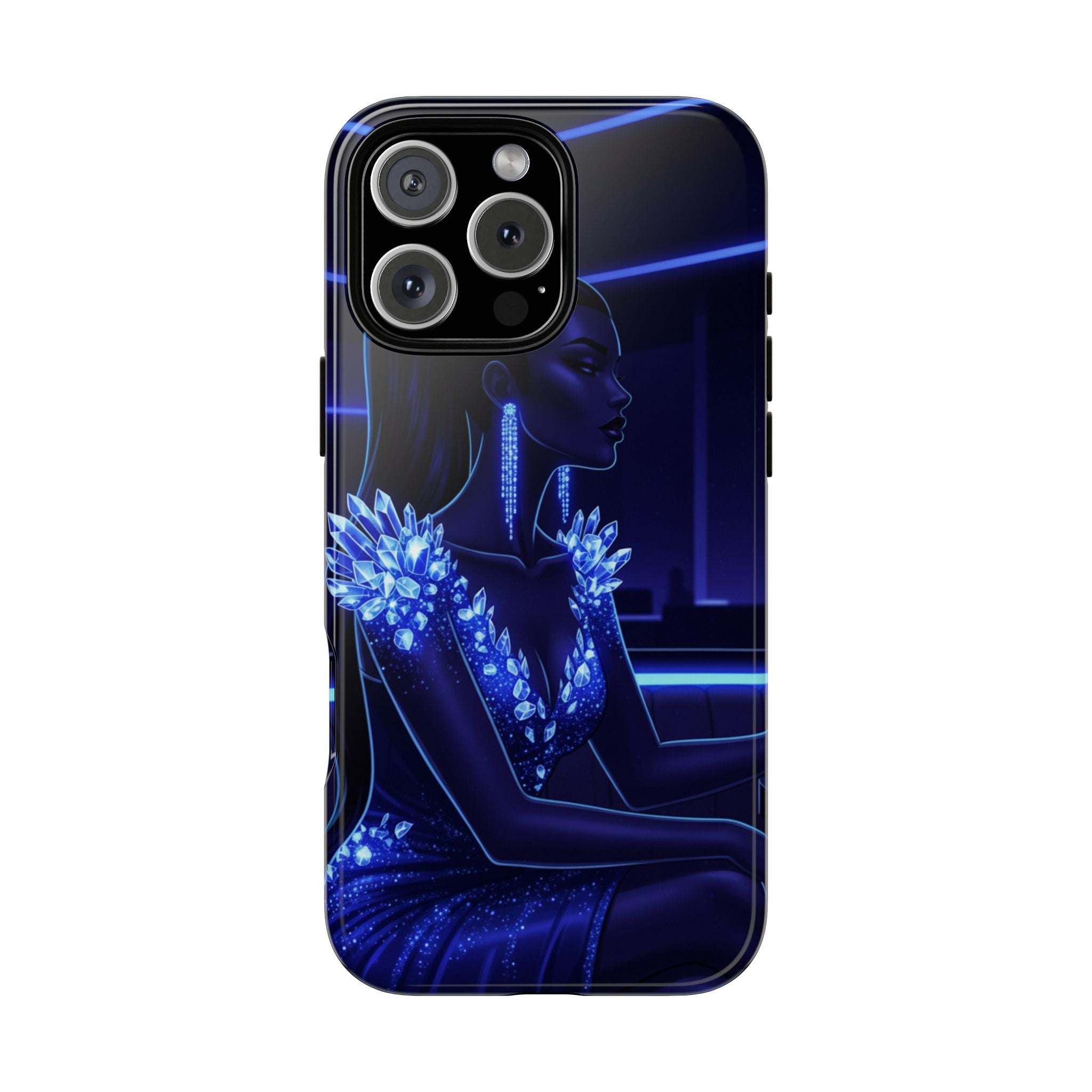 Neon Night Elegance Phone Case