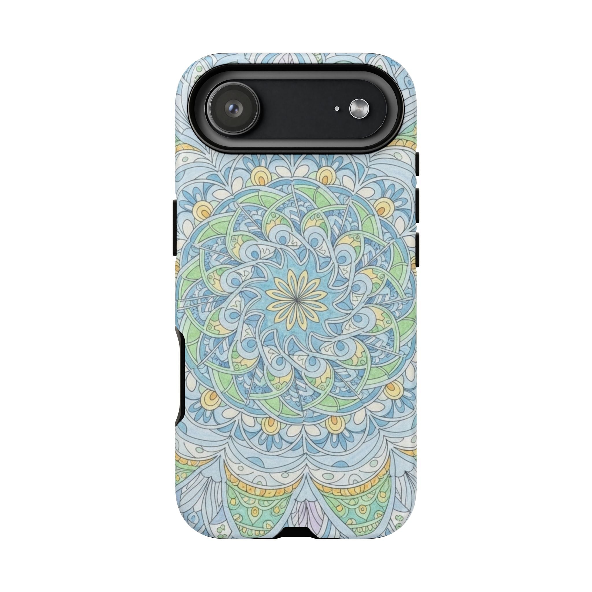 Mandala Floral Phone Case — Pastel Boho Tough Case