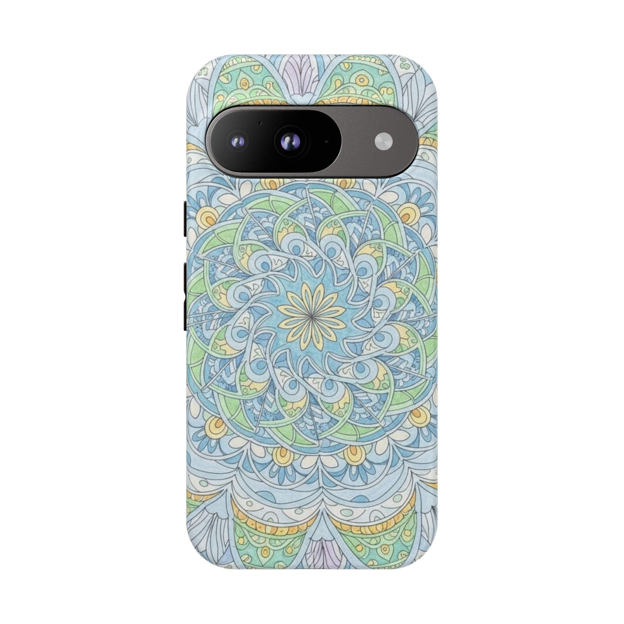 Mandala Floral Phone Case — Pastel Boho Tough Case