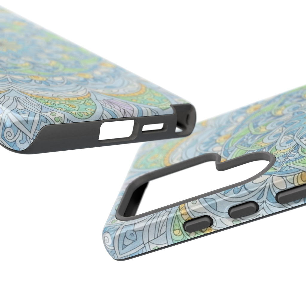 Mandala Floral Phone Case — Pastel Boho Tough Case