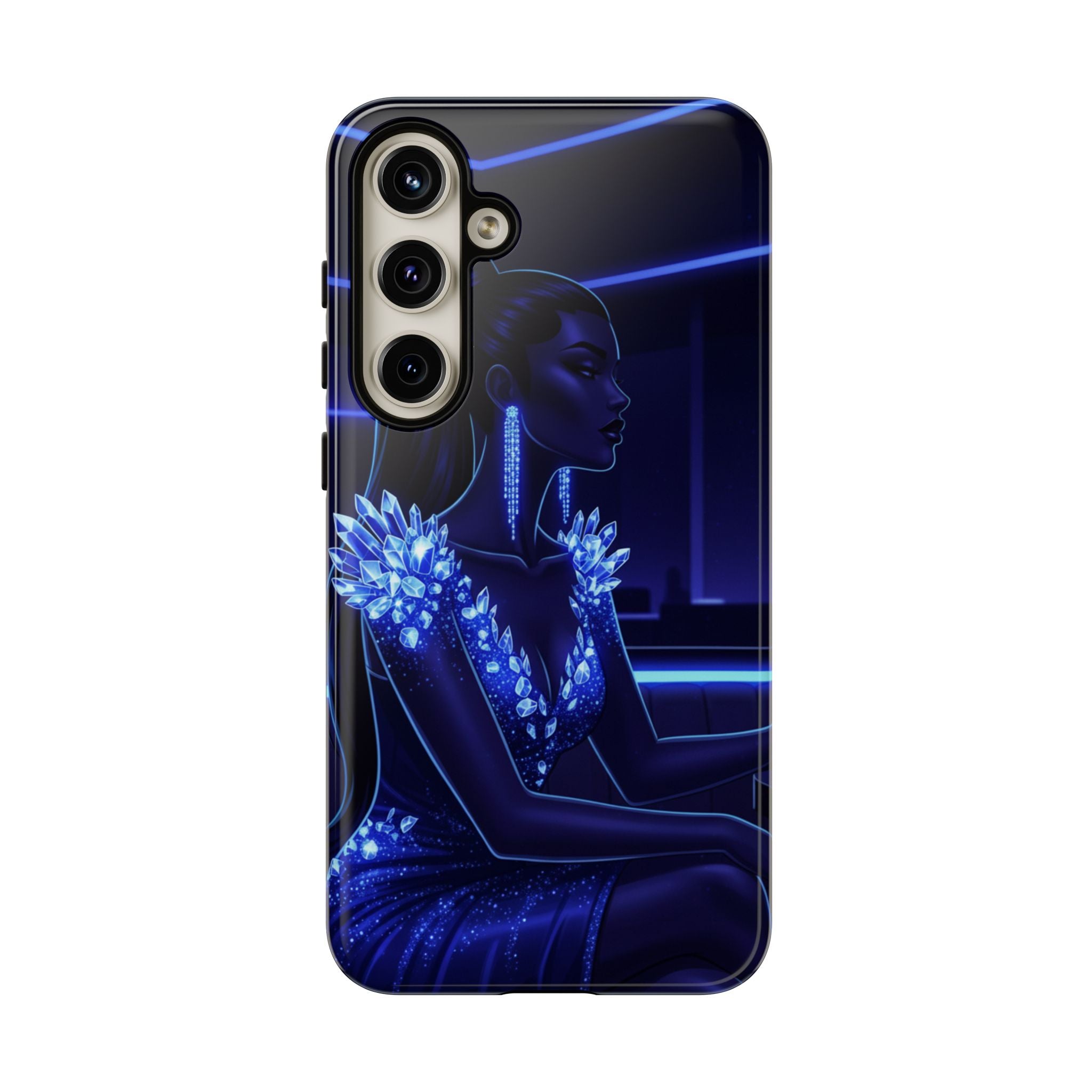Neon Night Elegance Phone Case