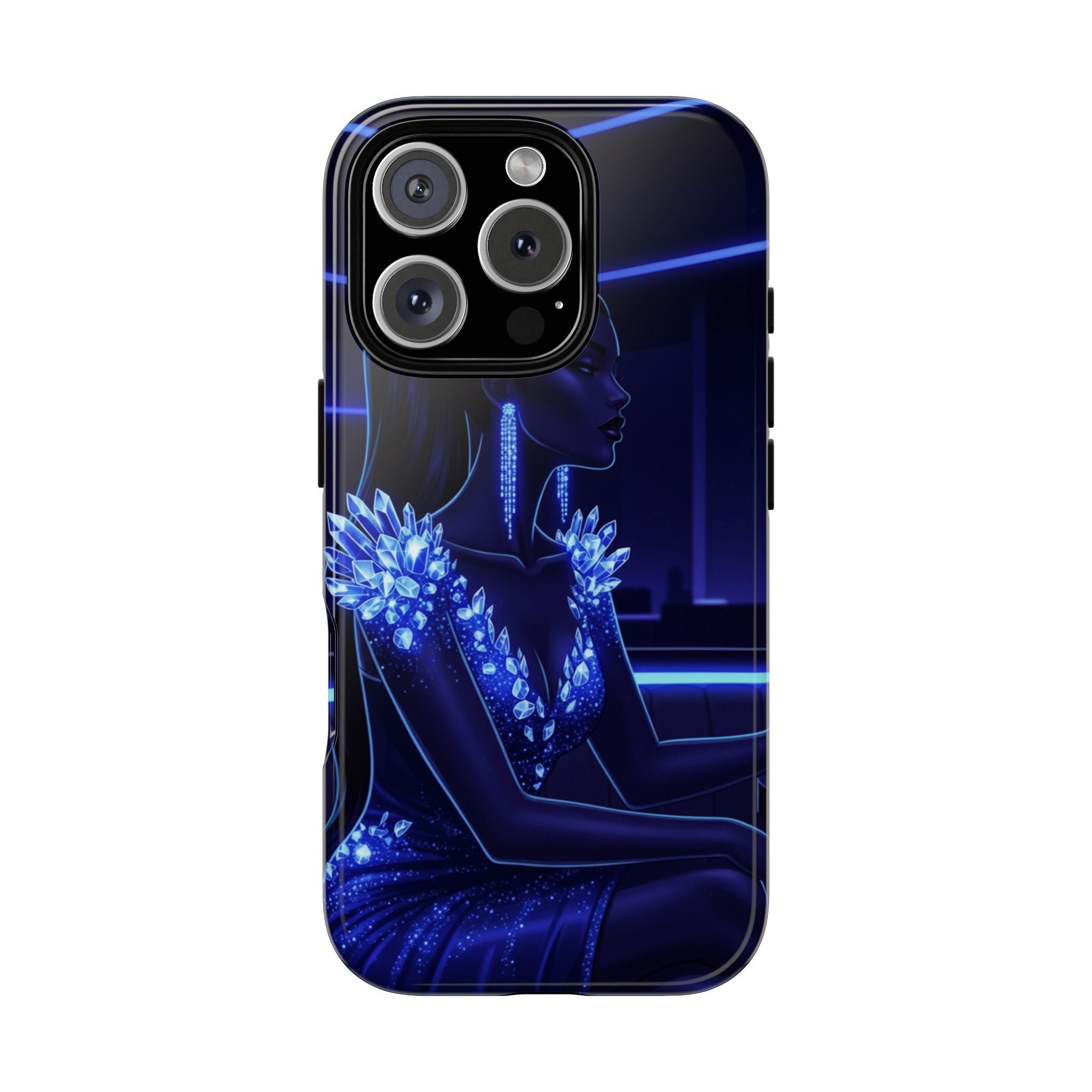Neon Night Elegance Phone Case