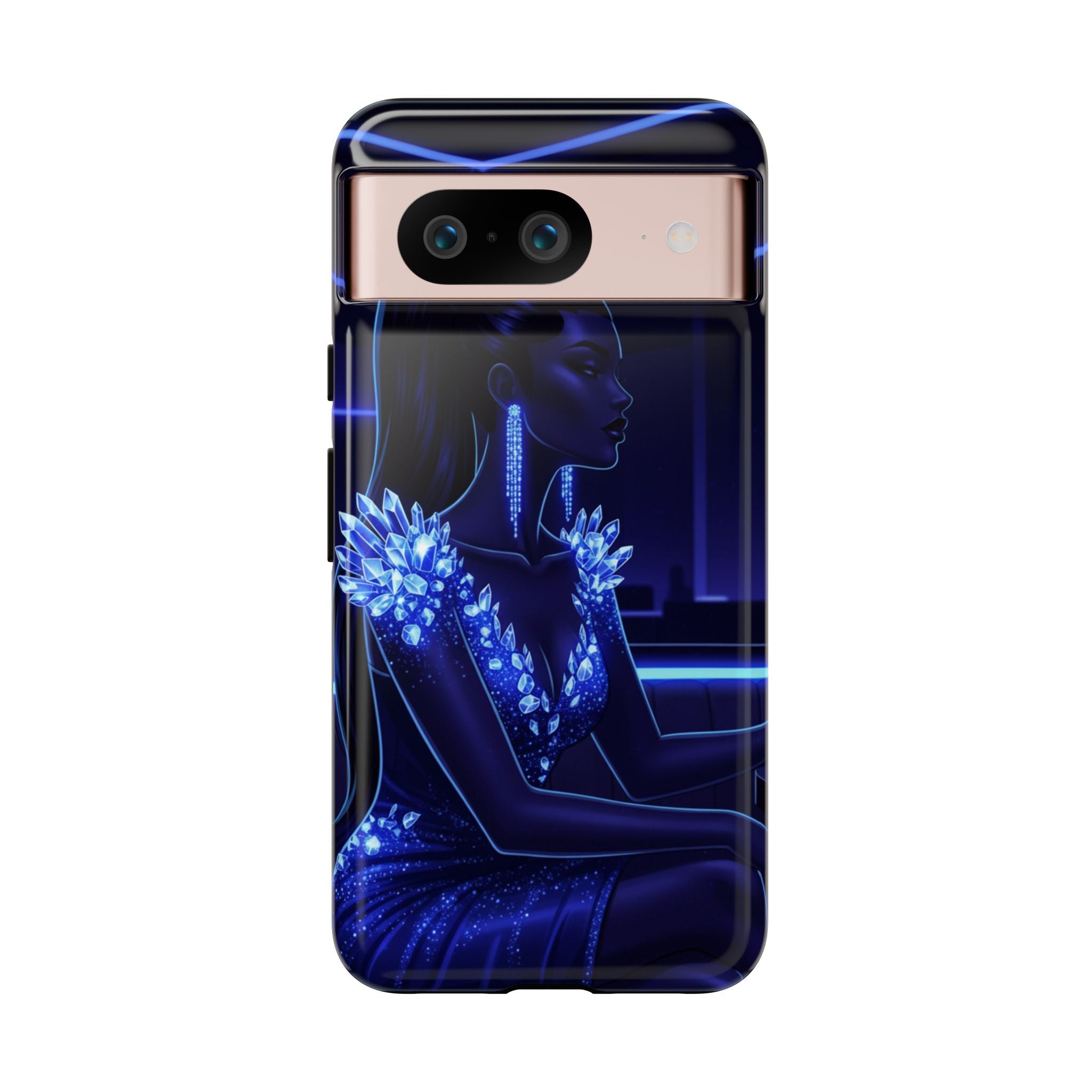Neon Night Elegance Phone Case