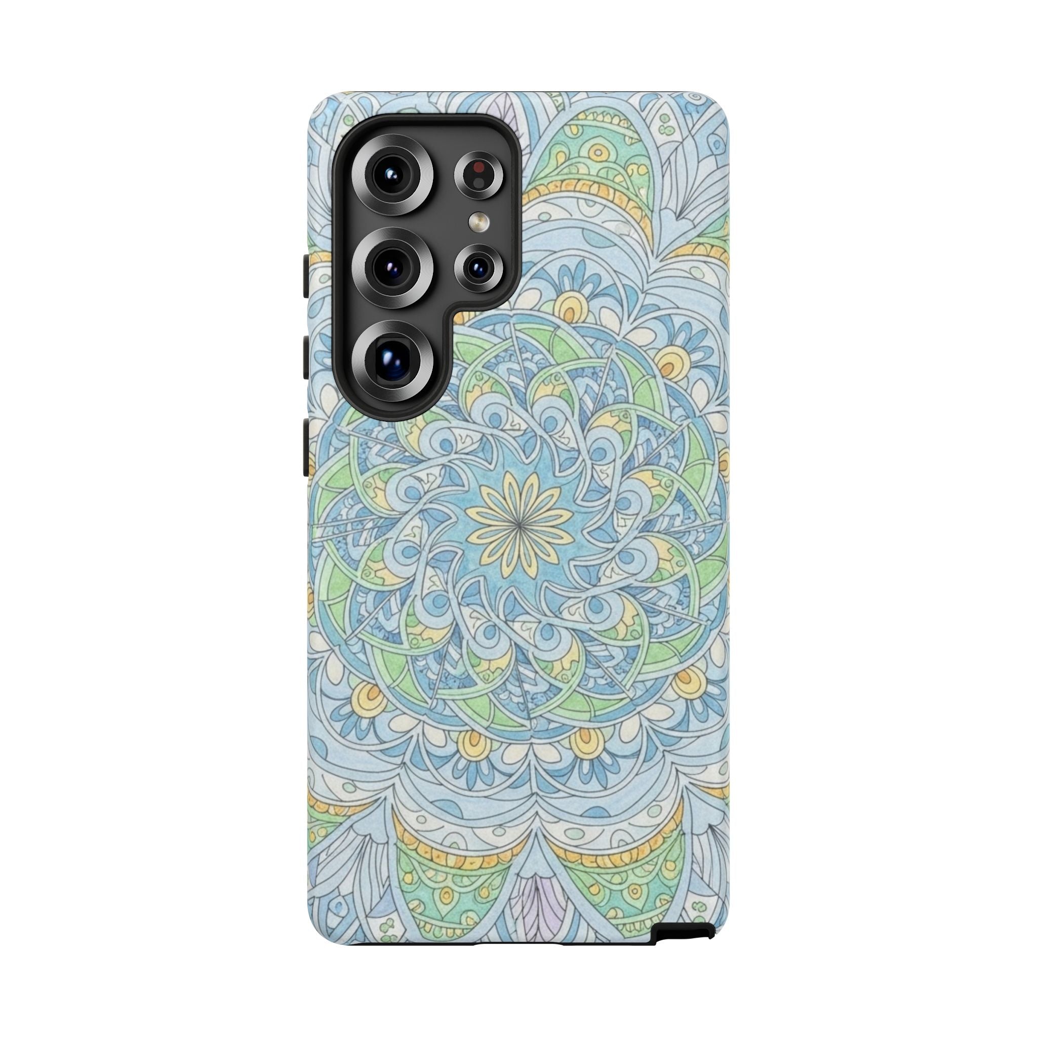 Mandala Floral Phone Case — Pastel Boho Tough Case