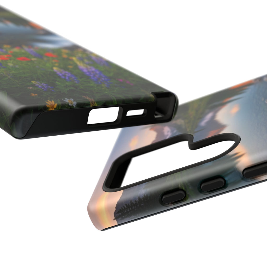 Mountain Wildflower Phone Case — Scenic Nature Tough Case
